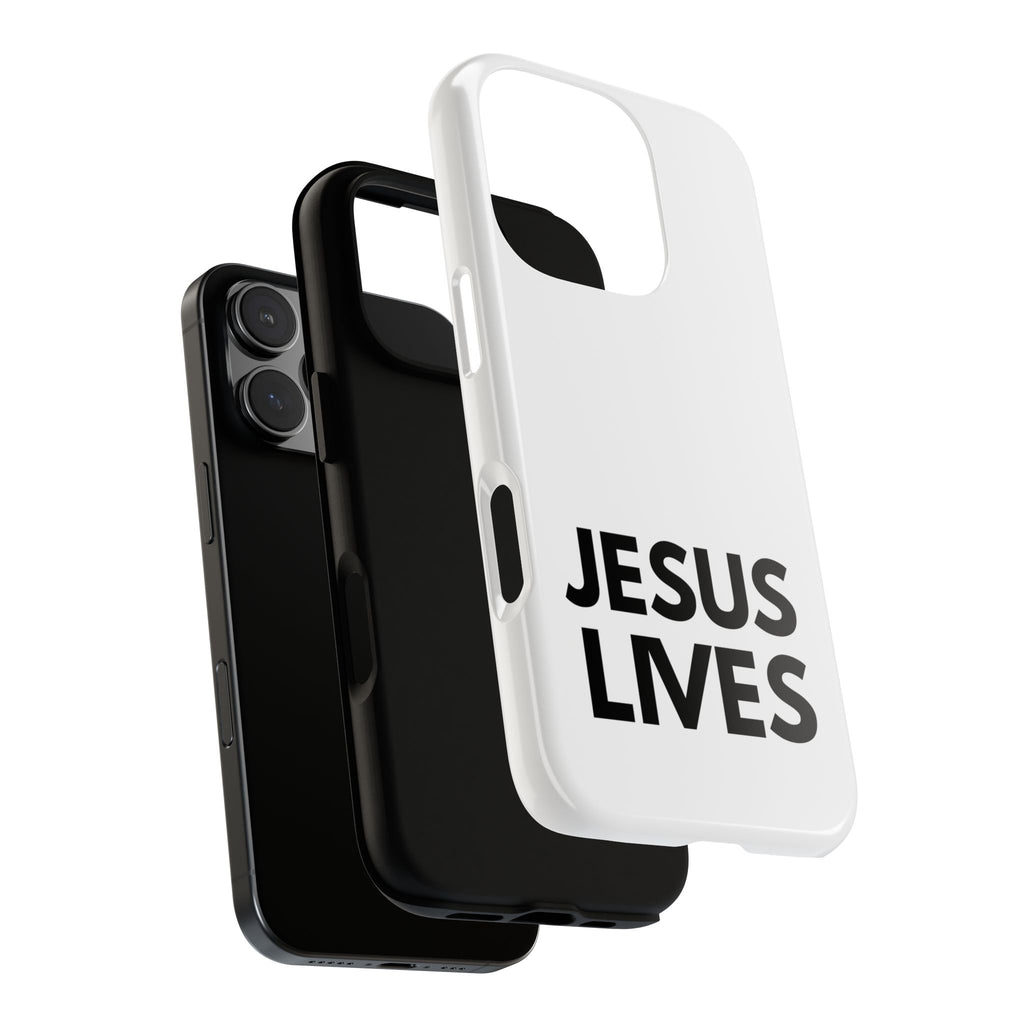 Jesus Lives Phone Case — Christian Faith Protective Phone Cover
