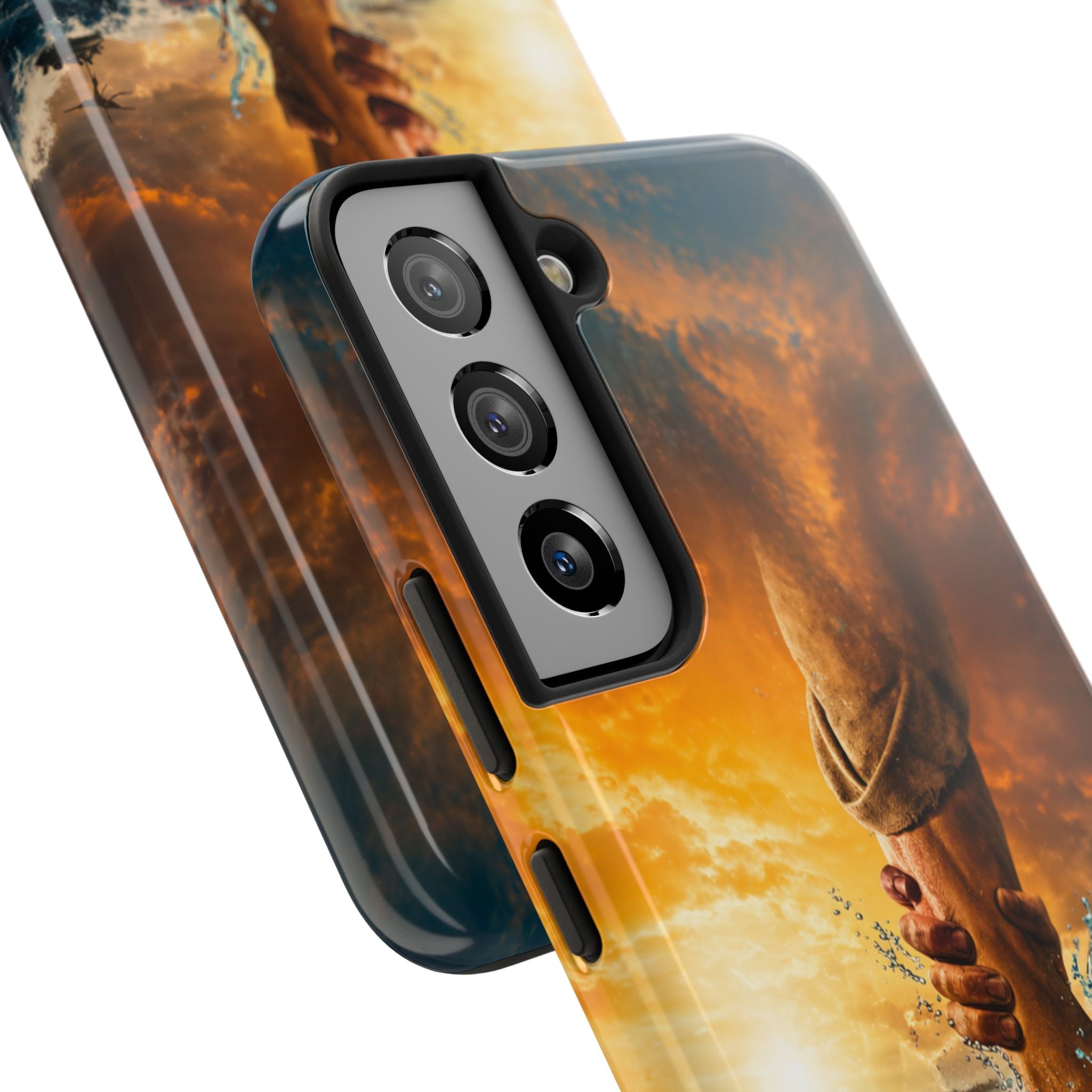 Phone Case — 'He Will Lift You' Inspirational Rescue Design