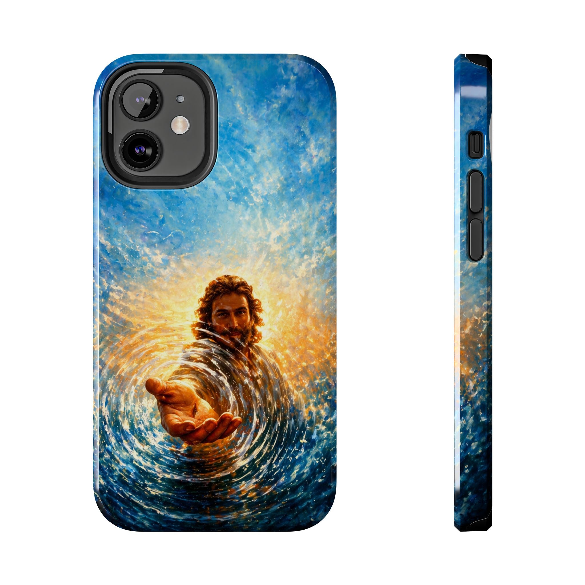 Phone Case — Inspirational Jesus Reach Design, Protective Tough Christian iPhone Cover