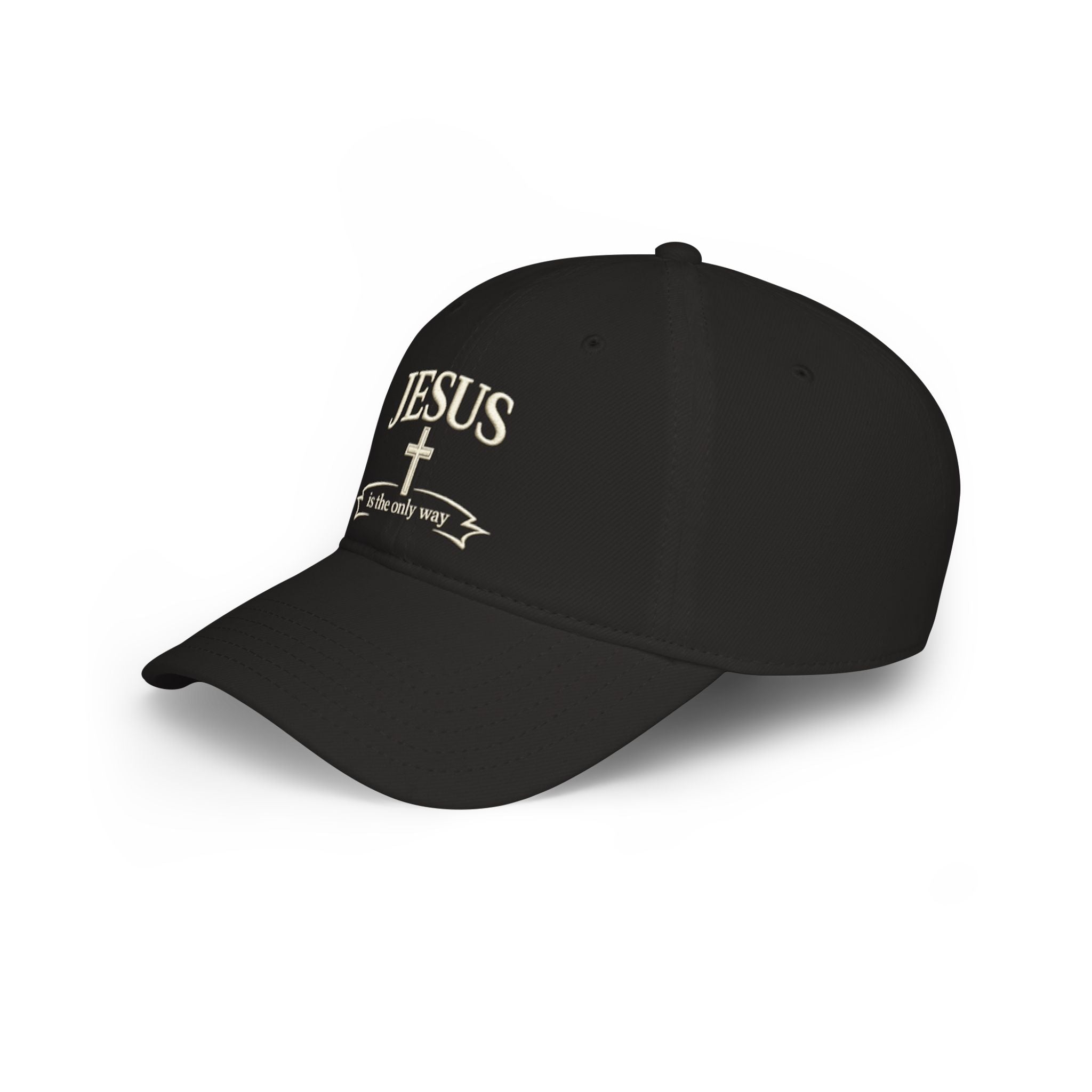 Jesus Is The Only Way Baseball Cap — Christian Faith Low Profile Hat