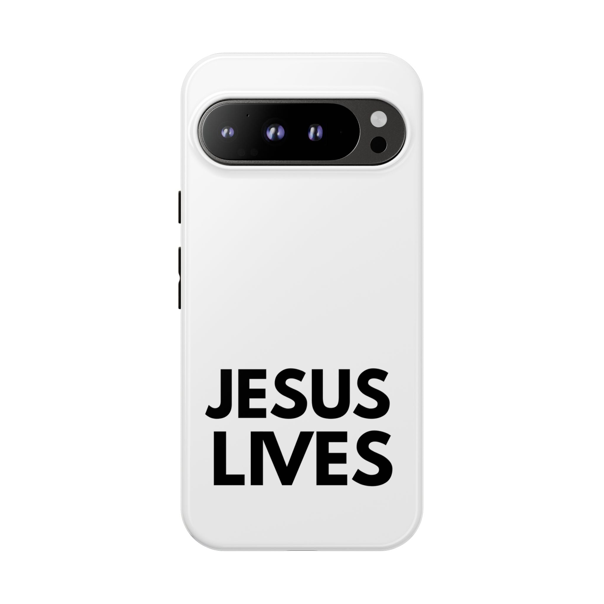 Jesus Lives Phone Case — Christian Faith Protective Phone Cover