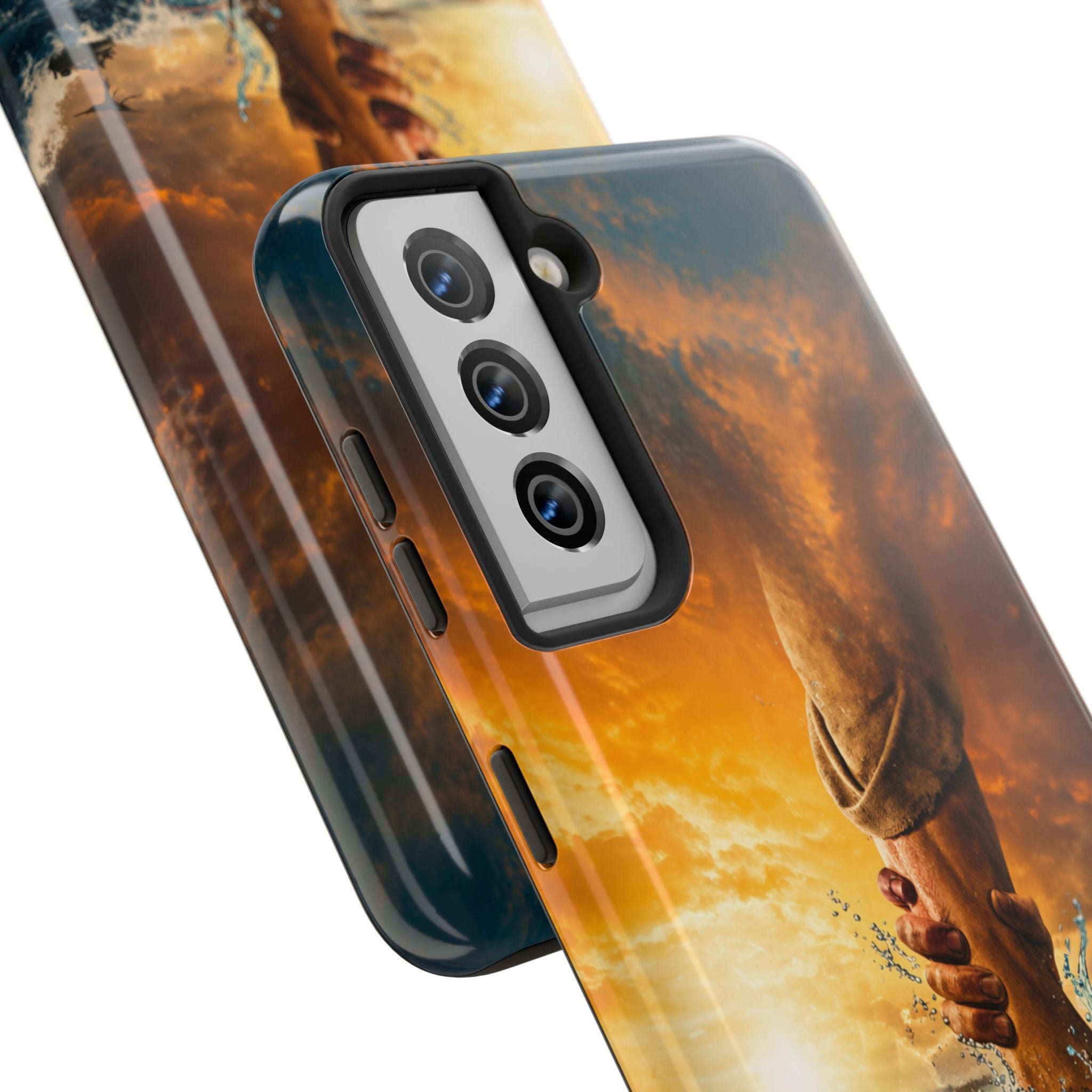 Phone Case — 'He Will Lift You' Inspirational Rescue Design