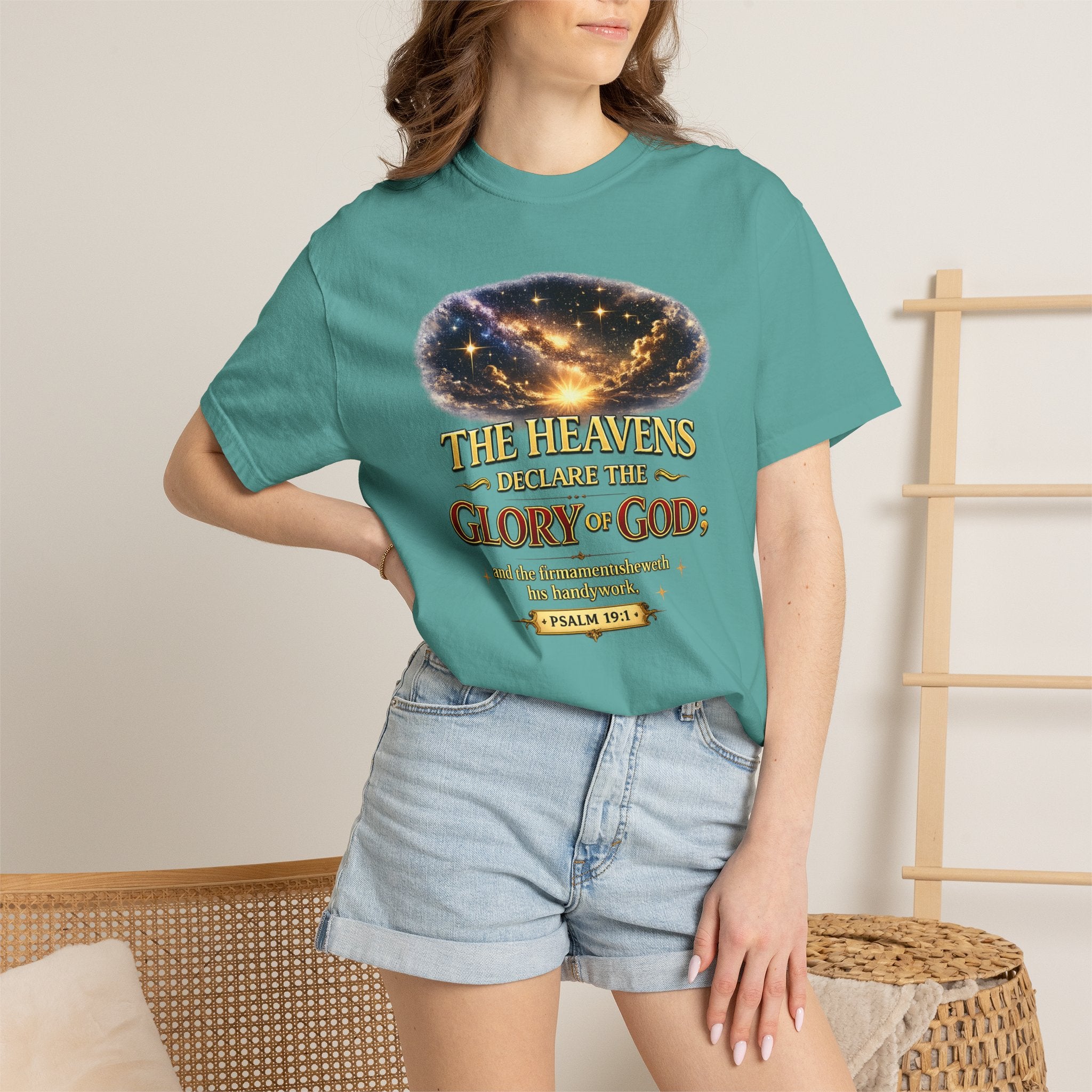 Psalm 19 'The Heavens Declare the Glory of God' T-Shirt