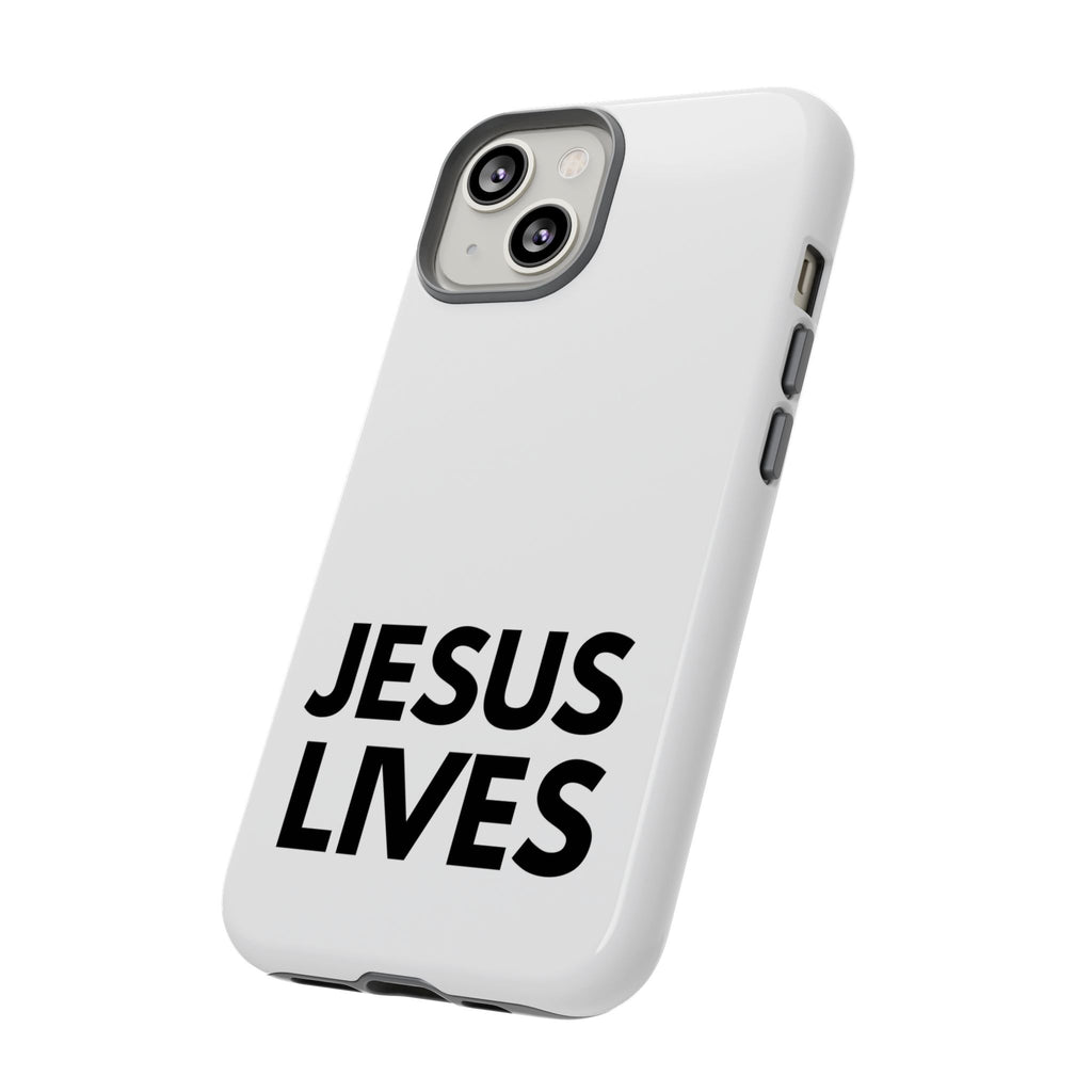 Jesus Lives Phone Case — Christian Faith Protective Phone Cover