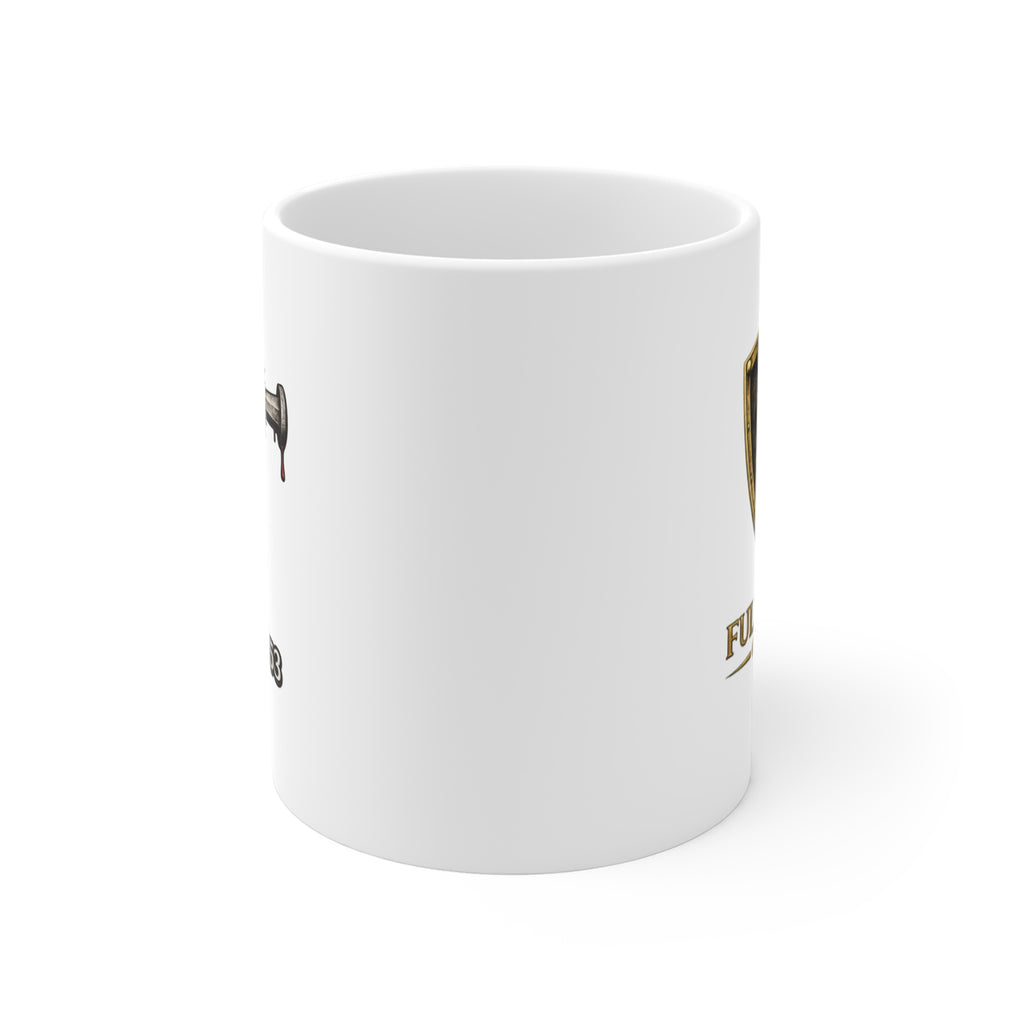 Christian Faith Mug — Isaiah 53 Cross with Crown of Thorns 11oz