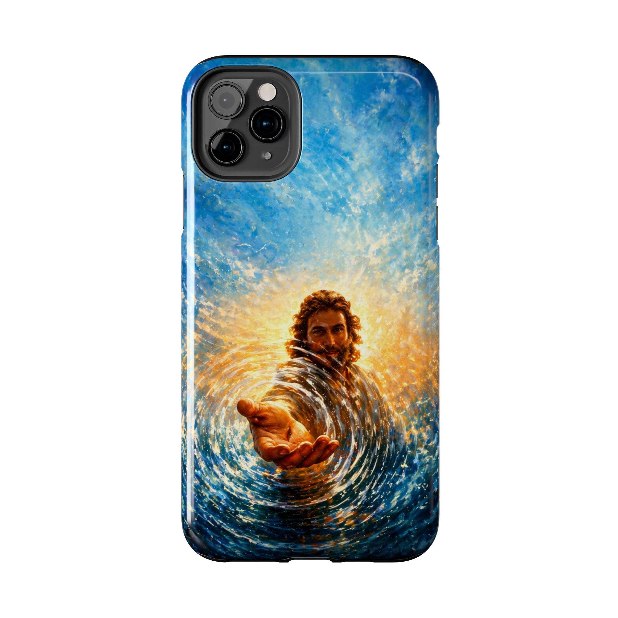 Phone Case — Inspirational Jesus Reach Design, Protective Tough Christian iPhone Cover