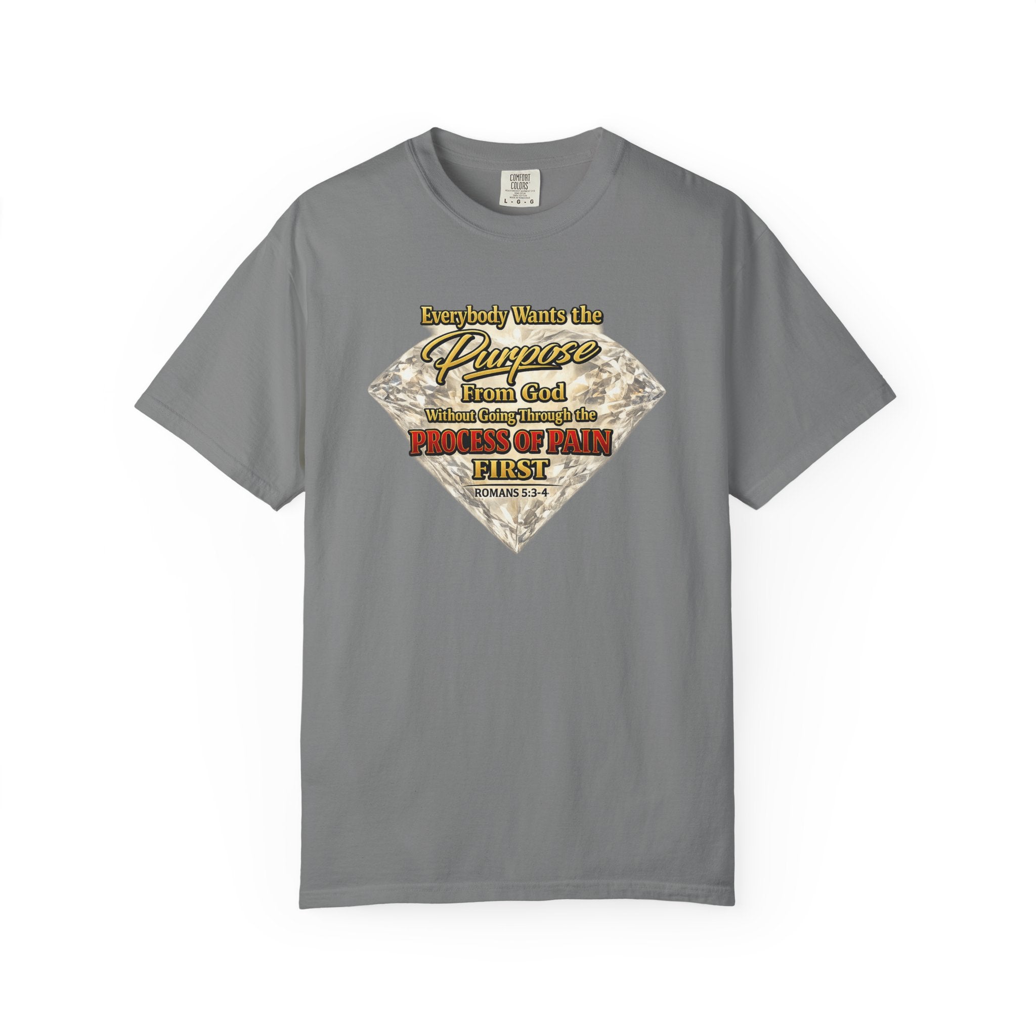 Faith Diamond T-Shirt — "Purpose From God" Inspirational Christian Tee