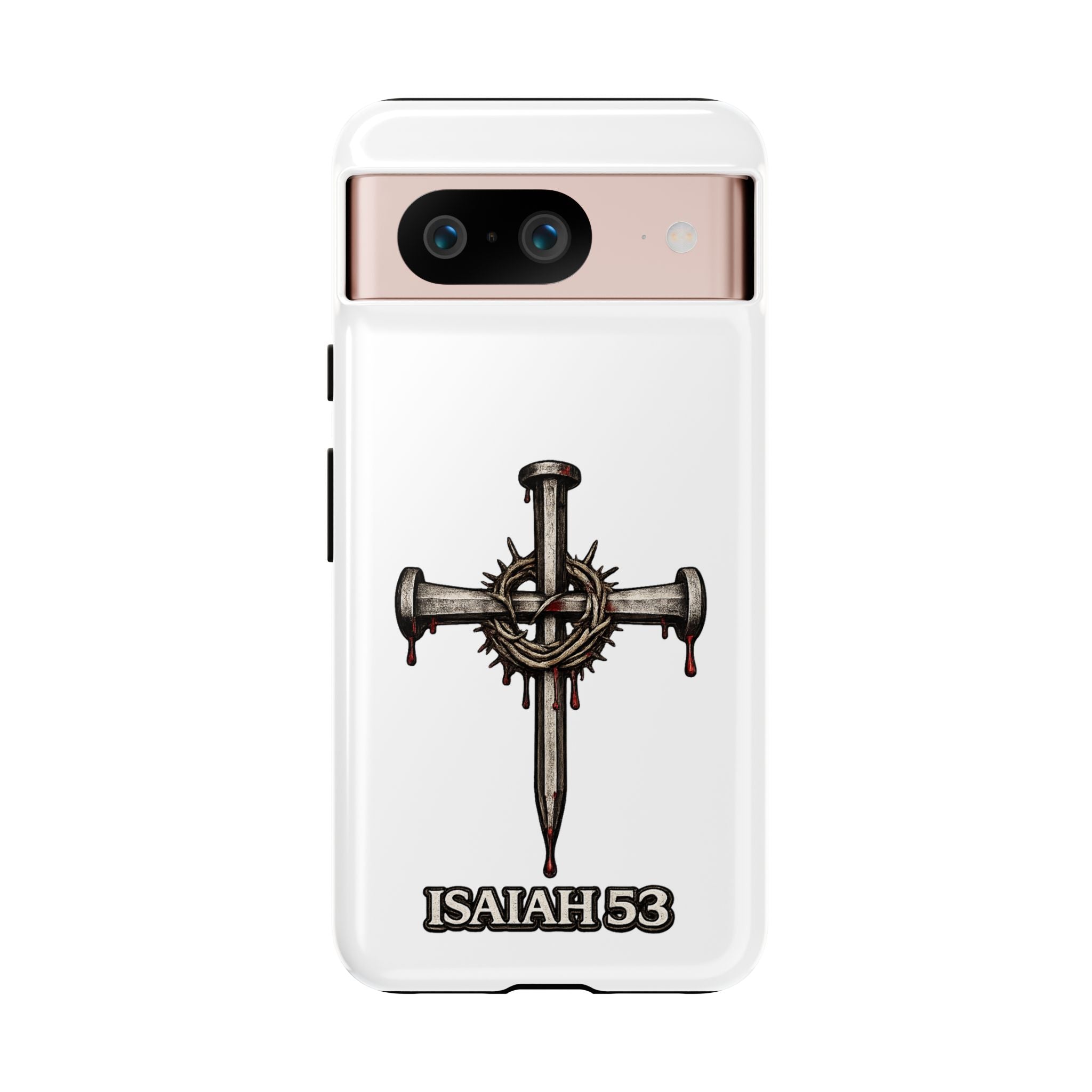 Isaiah 53 Cross Phone Case – Christian Faith Tough Phone Cover