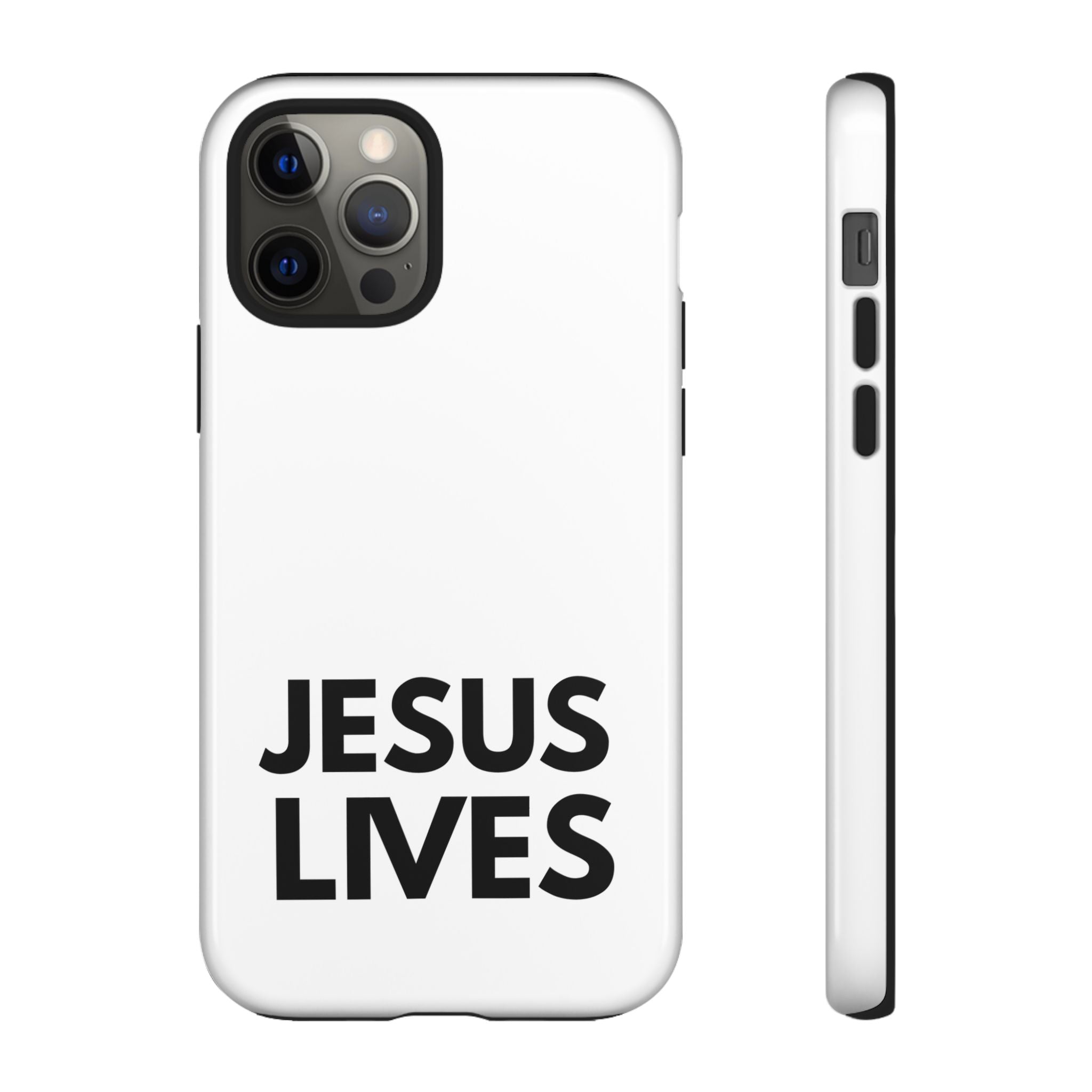 Jesus Lives Phone Case — Christian Faith Protective Phone Cover