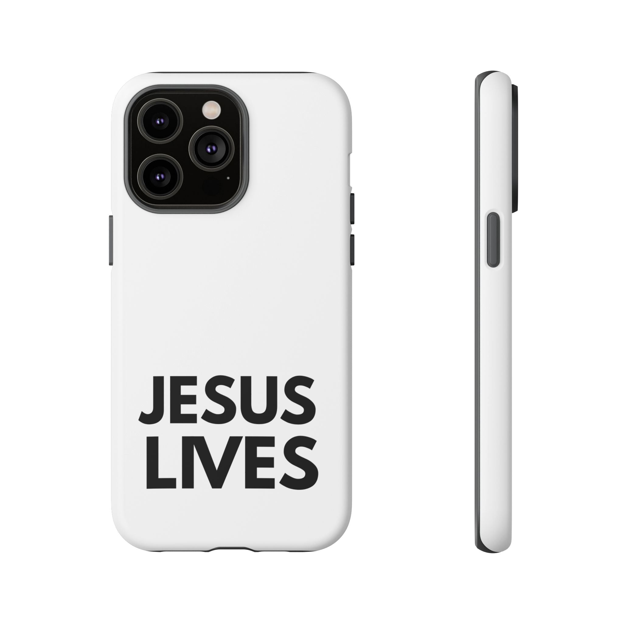 Jesus Lives Phone Case — Christian Faith Protective Phone Cover