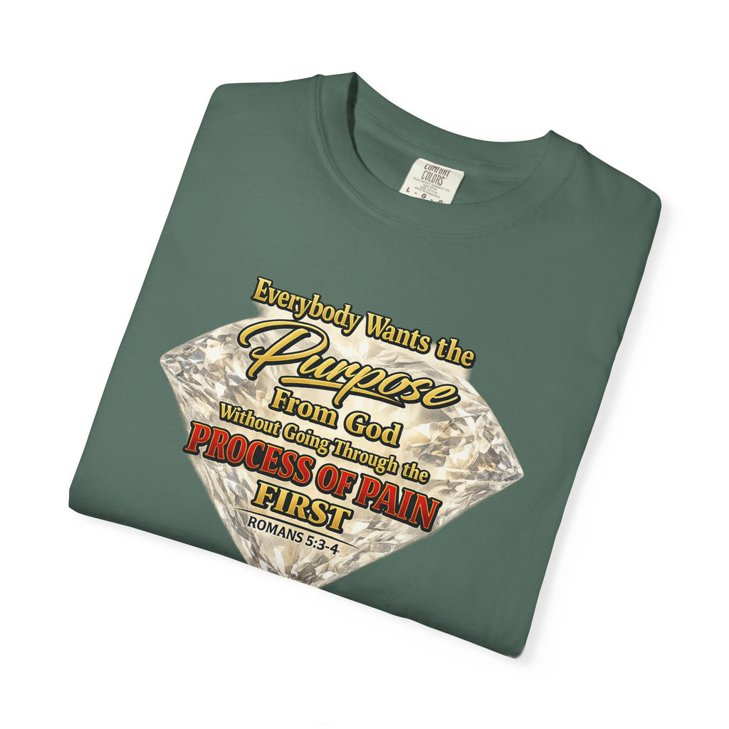 Faith Diamond T-Shirt — "Purpose From God" Inspirational Christian Tee
