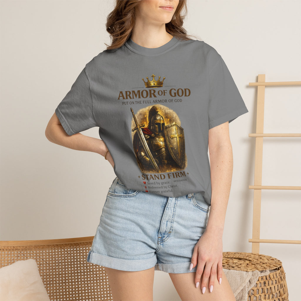 Armor of God T‑Shirt — Stand Firm Christian Faith Tee