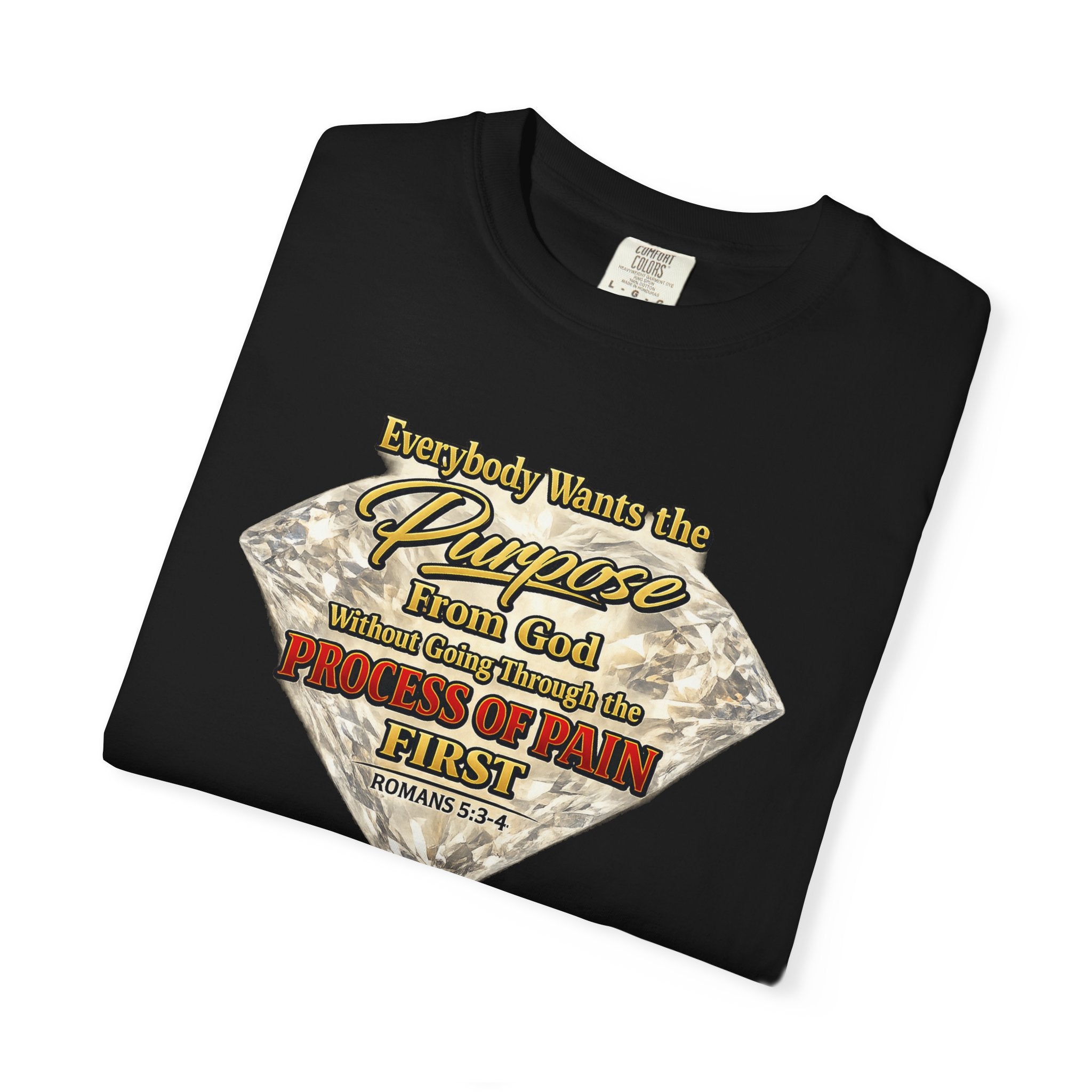 Faith Diamond T-Shirt — "Purpose From God" Inspirational Christian Tee
