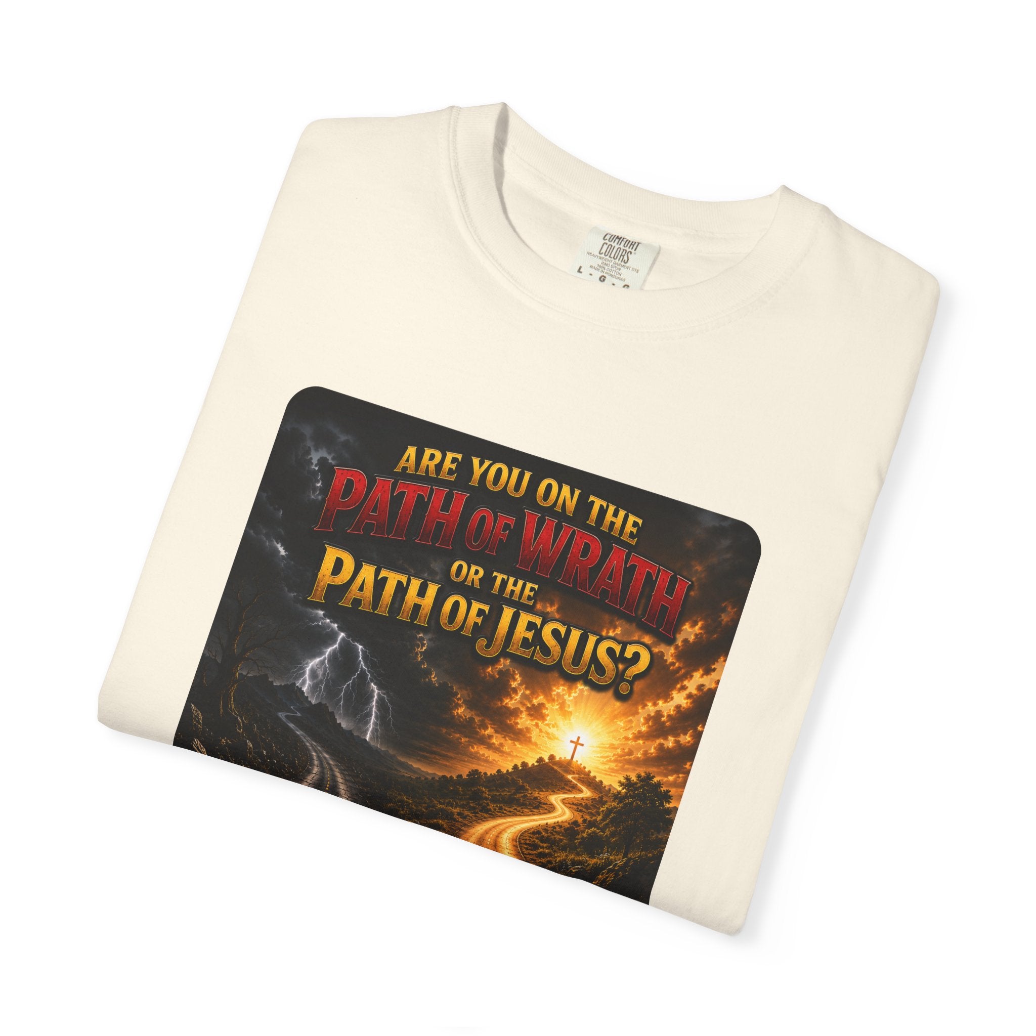 Christian Faith T-Shirt — "Path of Jesus" Matthew 7:13-14 Inspirational Tee