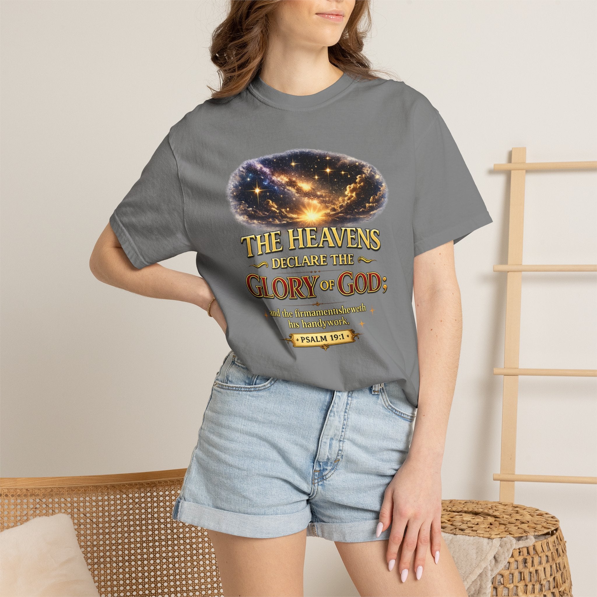 Psalm 19 'The Heavens Declare the Glory of God' T-Shirt
