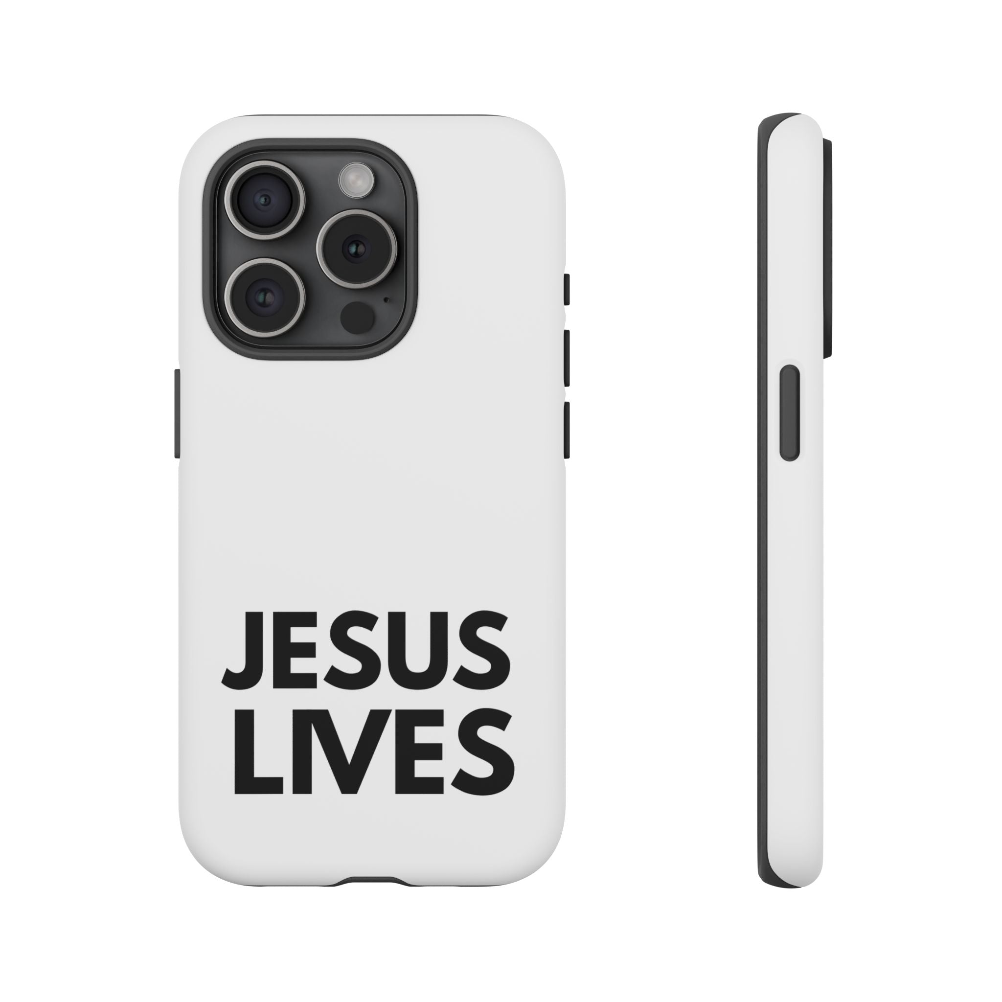 Jesus Lives Phone Case — Christian Faith Protective Phone Cover