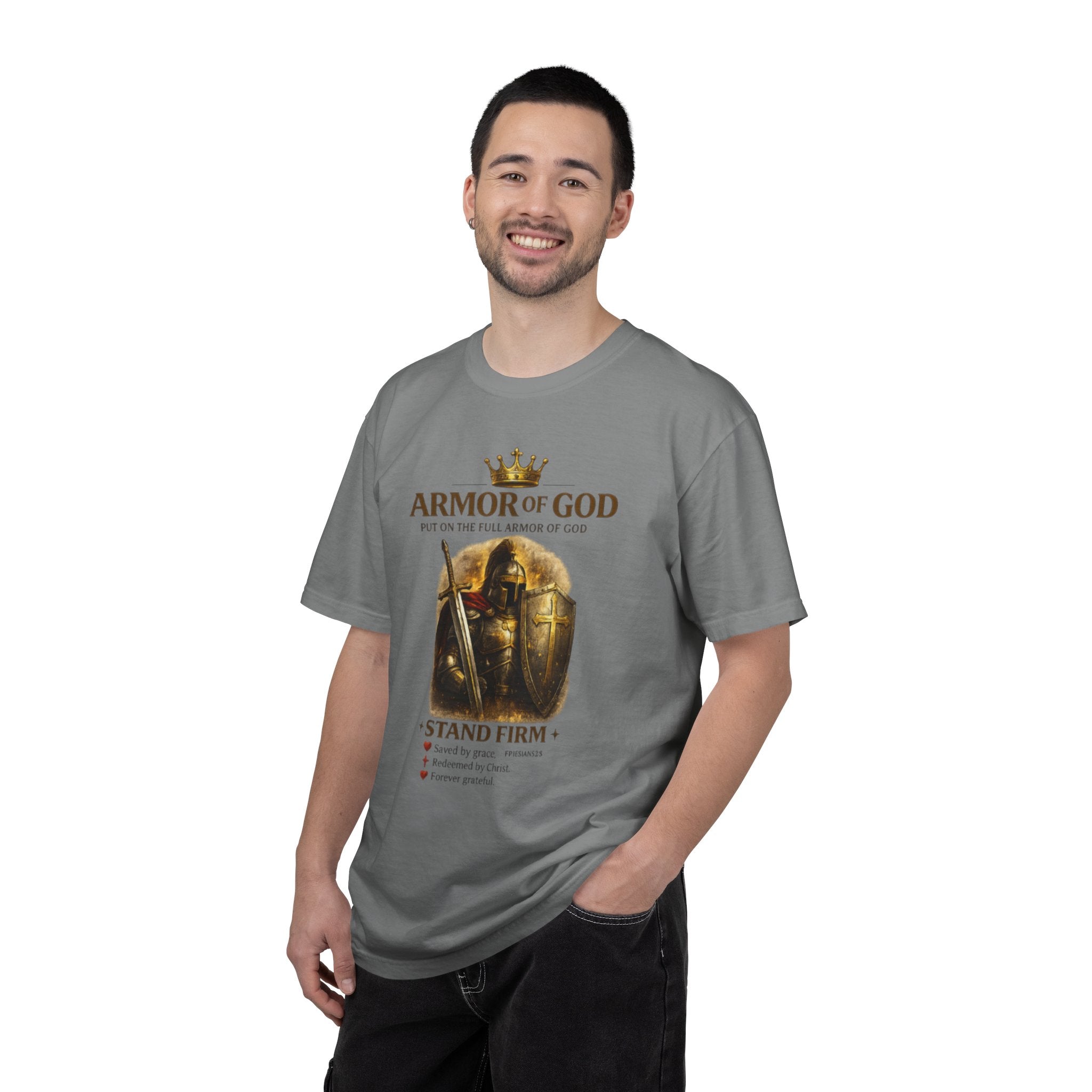 Armor of God T‑Shirt — Stand Firm Christian Faith Tee