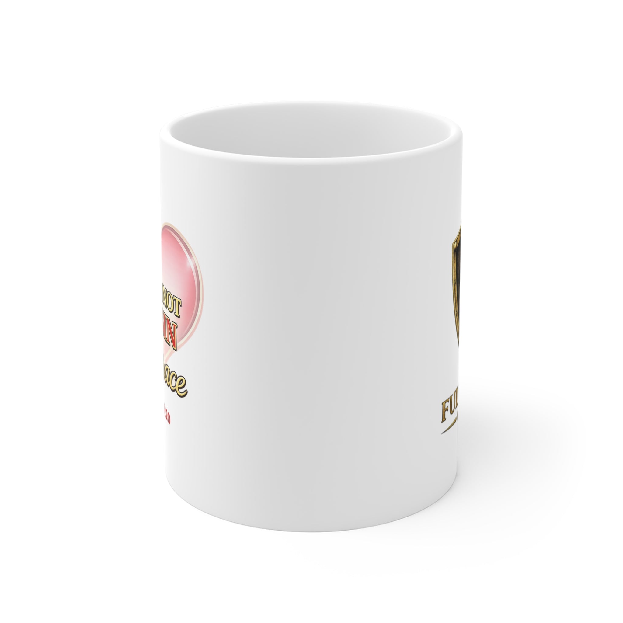 Christian Coffee Mug — "You Cannot Out-Sin His Grace" Romans 5:20 Inspirational 11oz