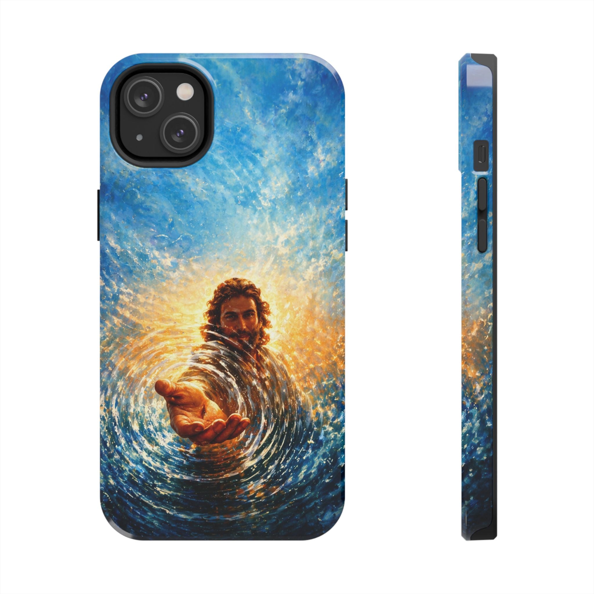 Phone Case — Inspirational Jesus Reach Design, Protective Tough Christian iPhone Cover