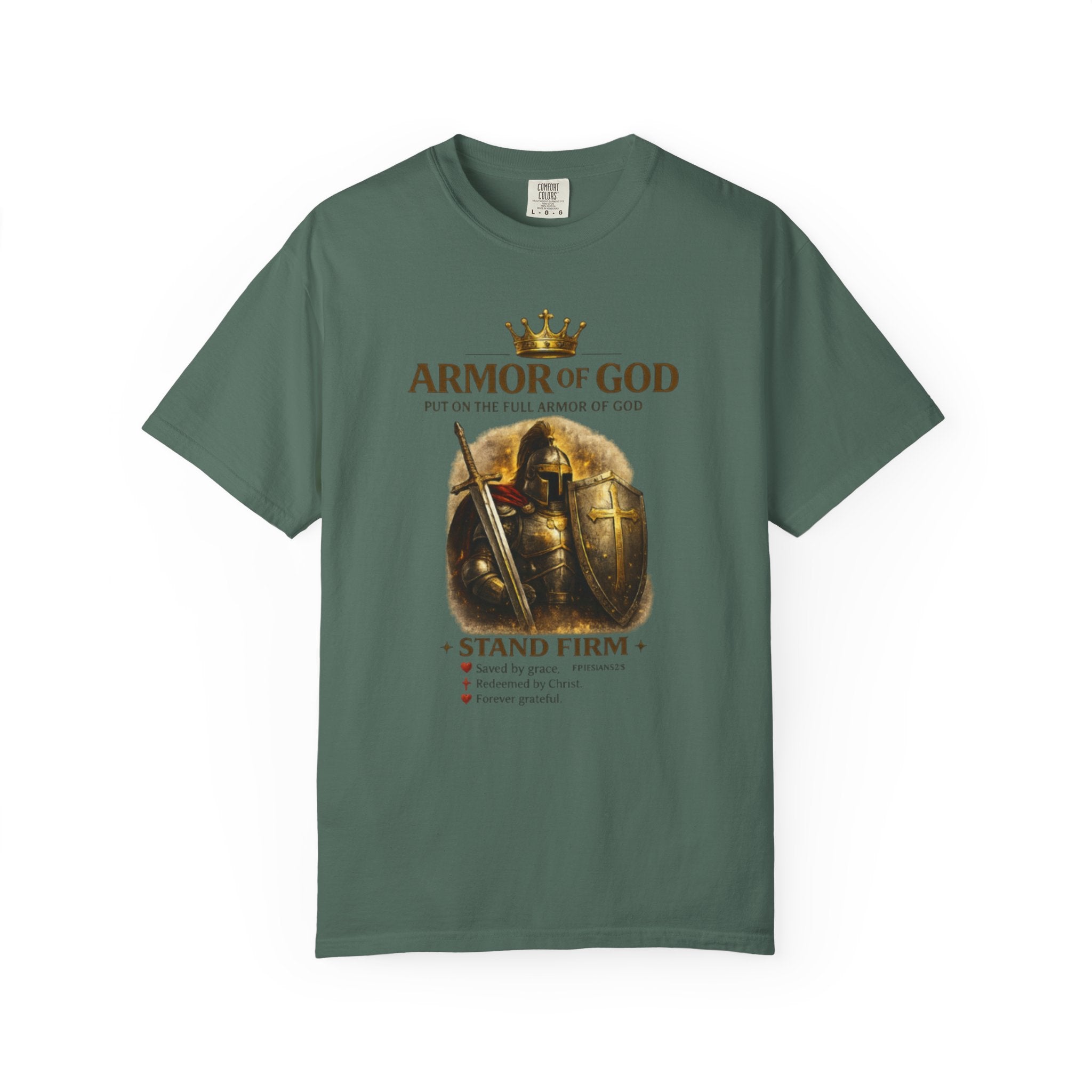 Armor of God T‑Shirt — Stand Firm Christian Faith Tee