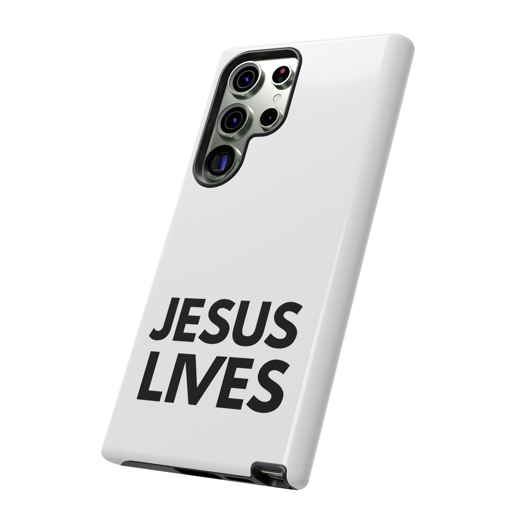 Jesus Lives Phone Case — Christian Faith Protective Phone Cover