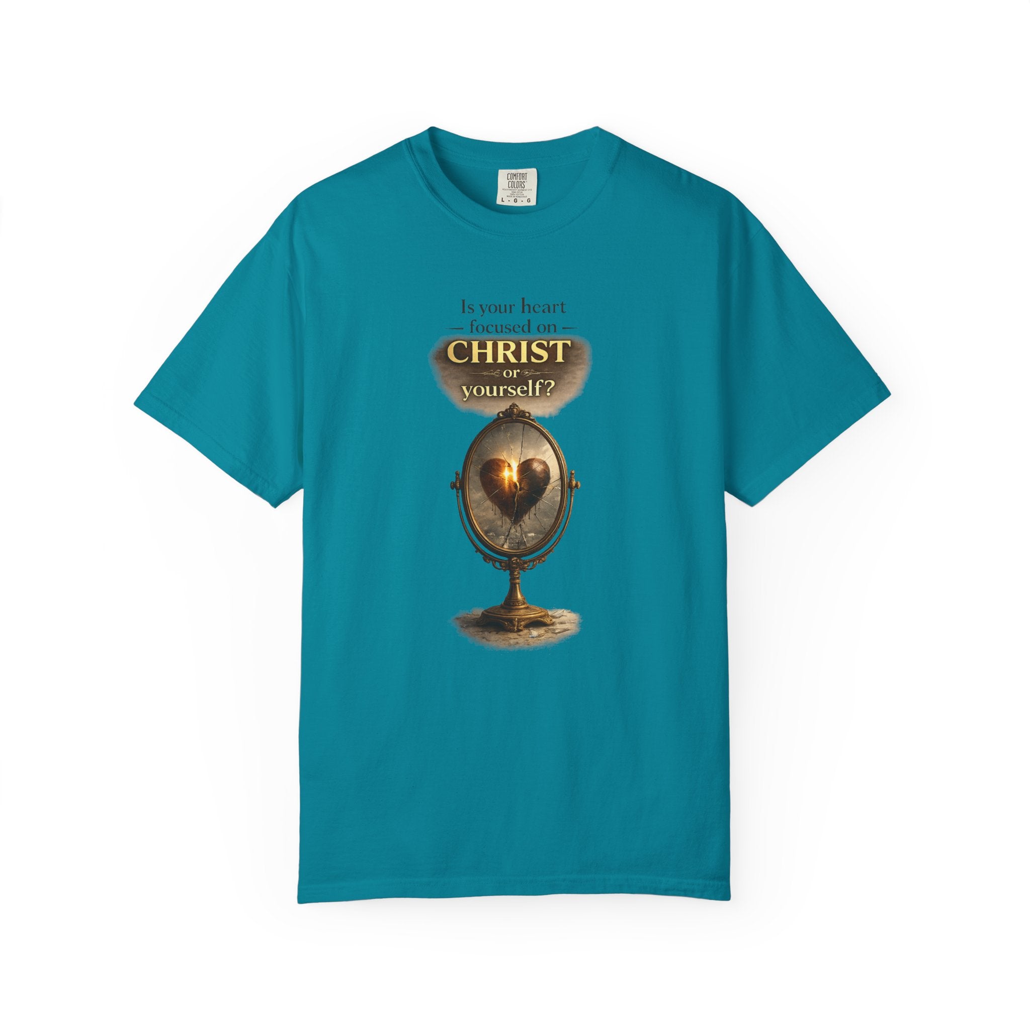 Christian Mirror T-Shirt — "Be Christ Yourself" Inspirational Faith Tee