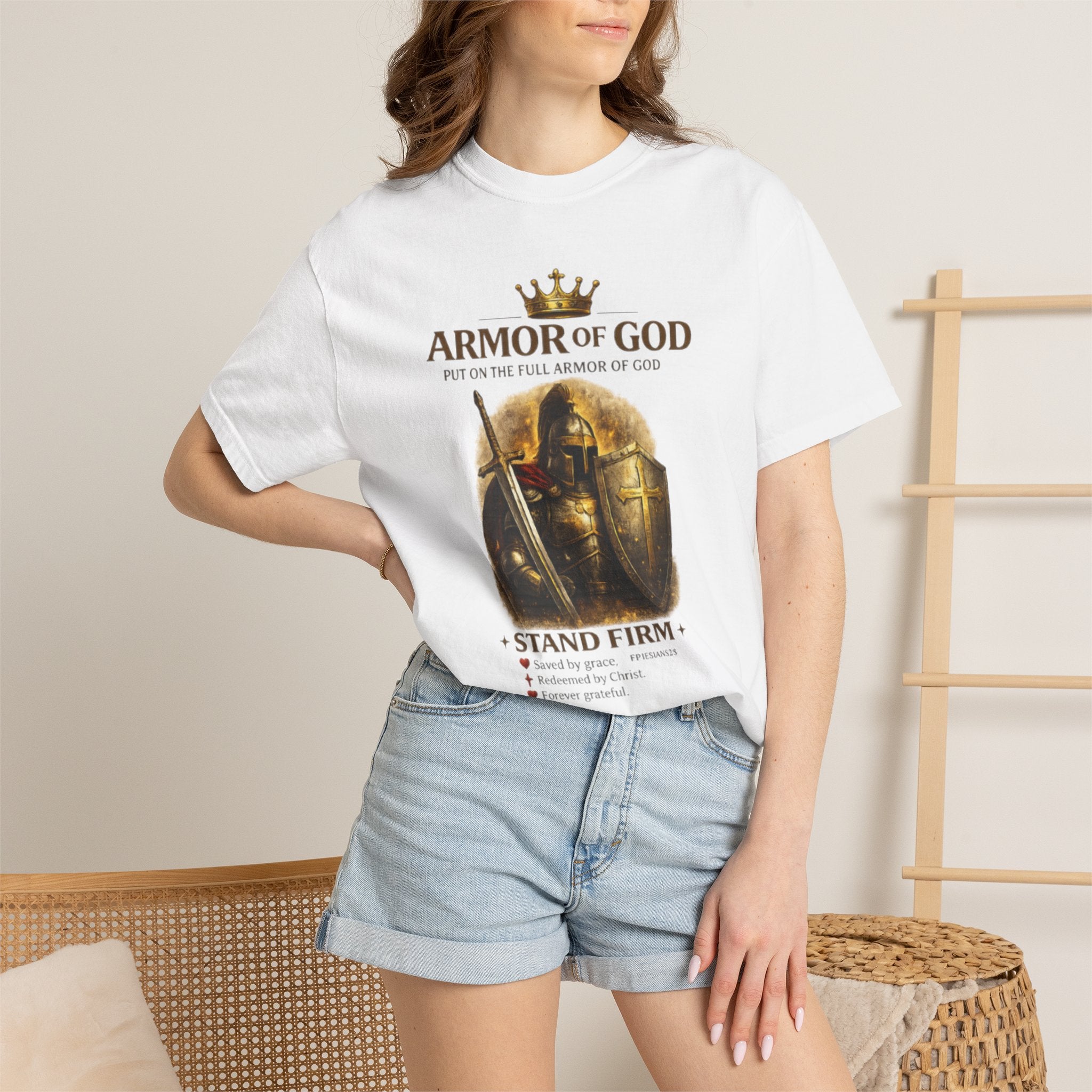 Armor of God T‑Shirt — Stand Firm Christian Faith Tee