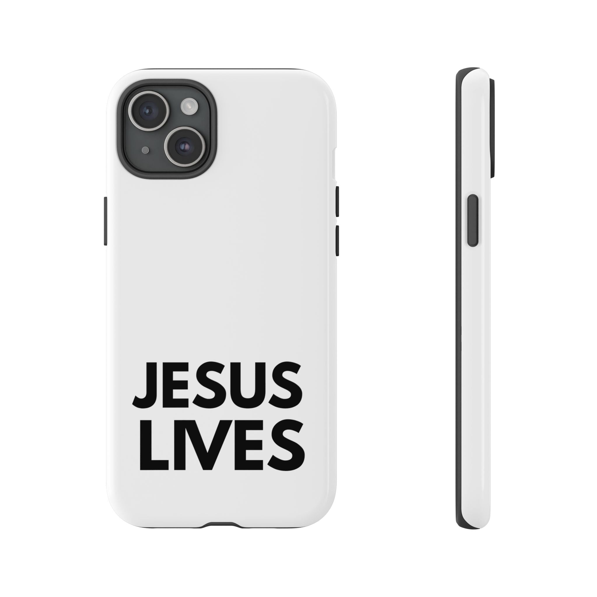 Jesus Lives Phone Case — Christian Faith Protective Phone Cover