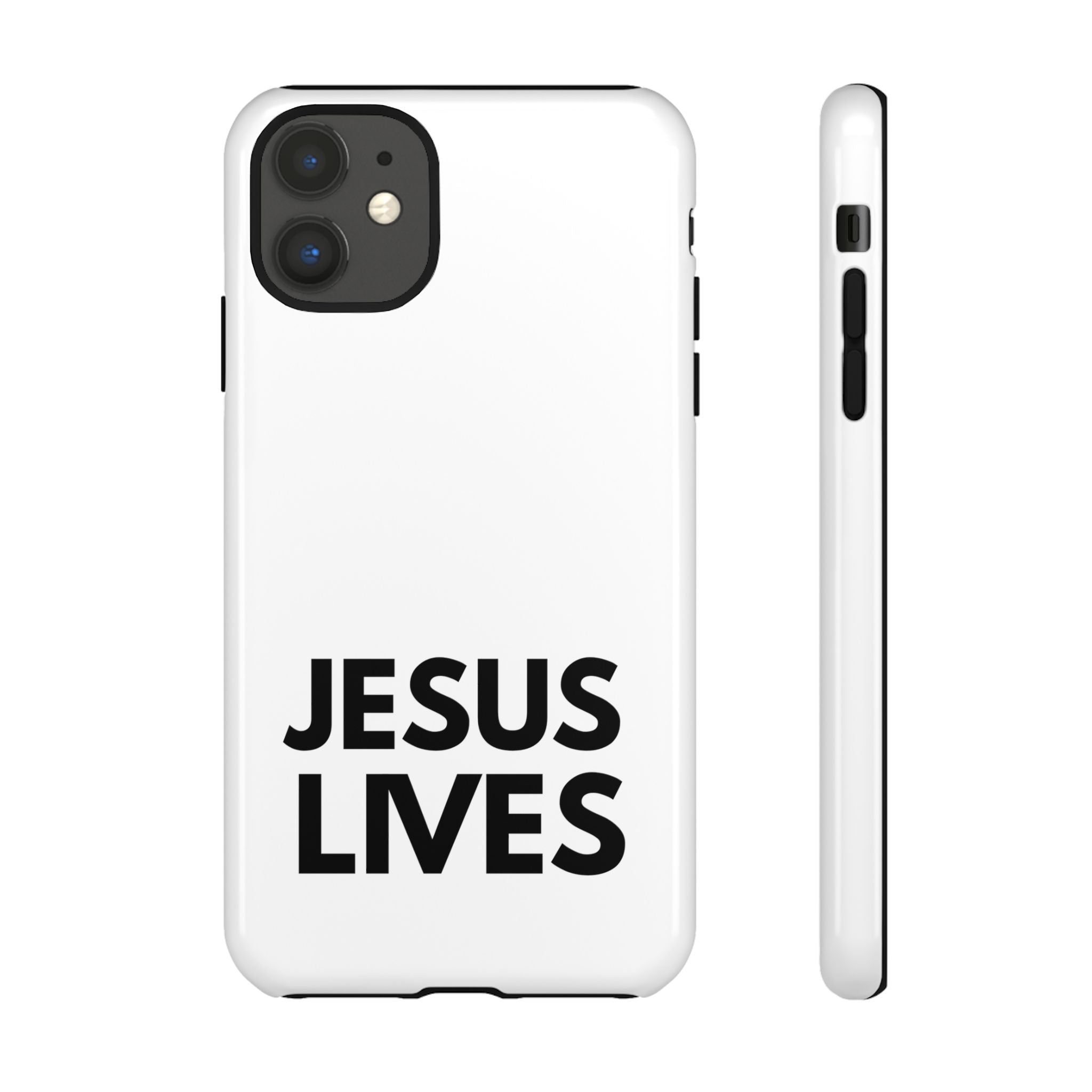 Jesus Lives Phone Case — Christian Faith Protective Phone Cover