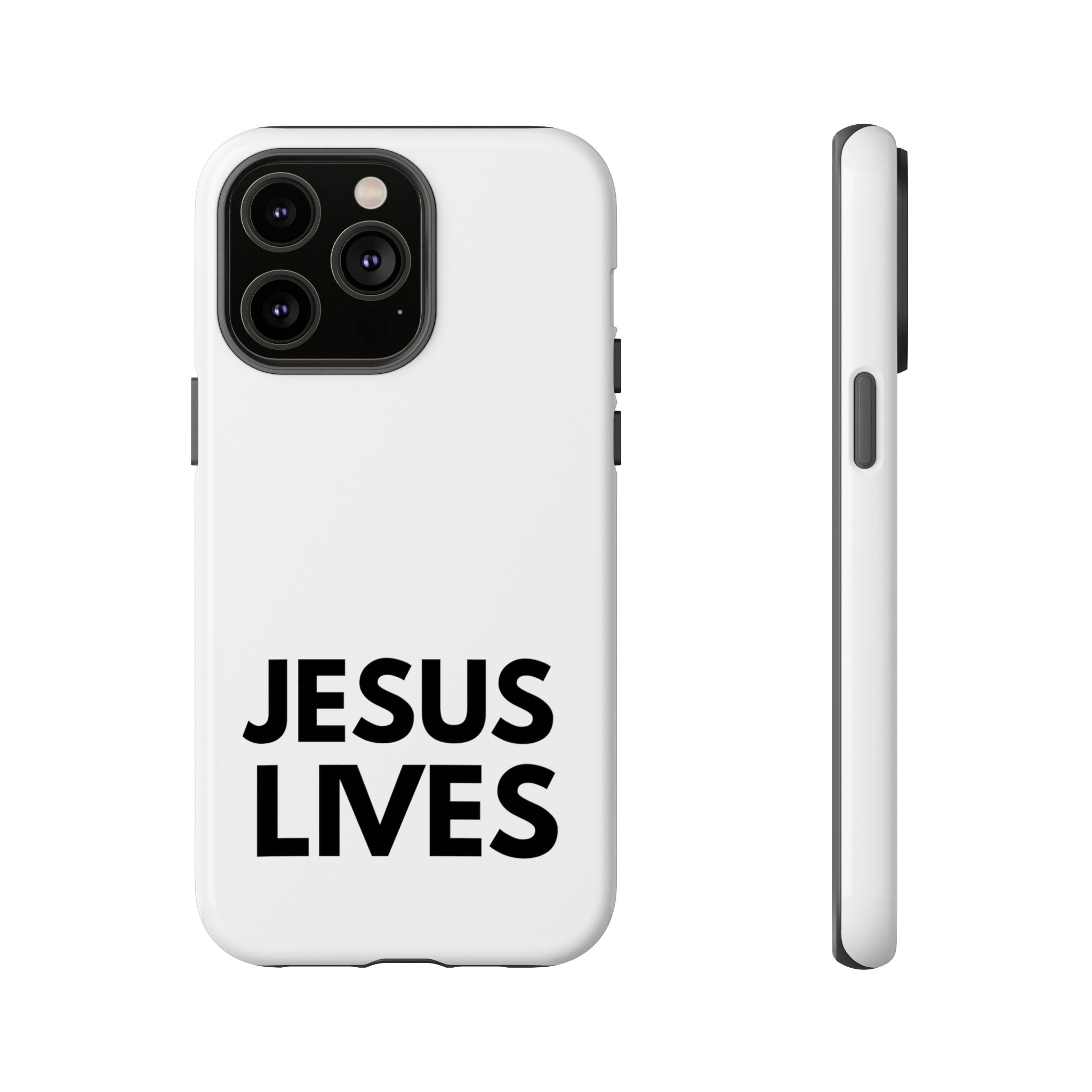 Jesus Lives Phone Case — Christian Faith Protective Phone Cover
