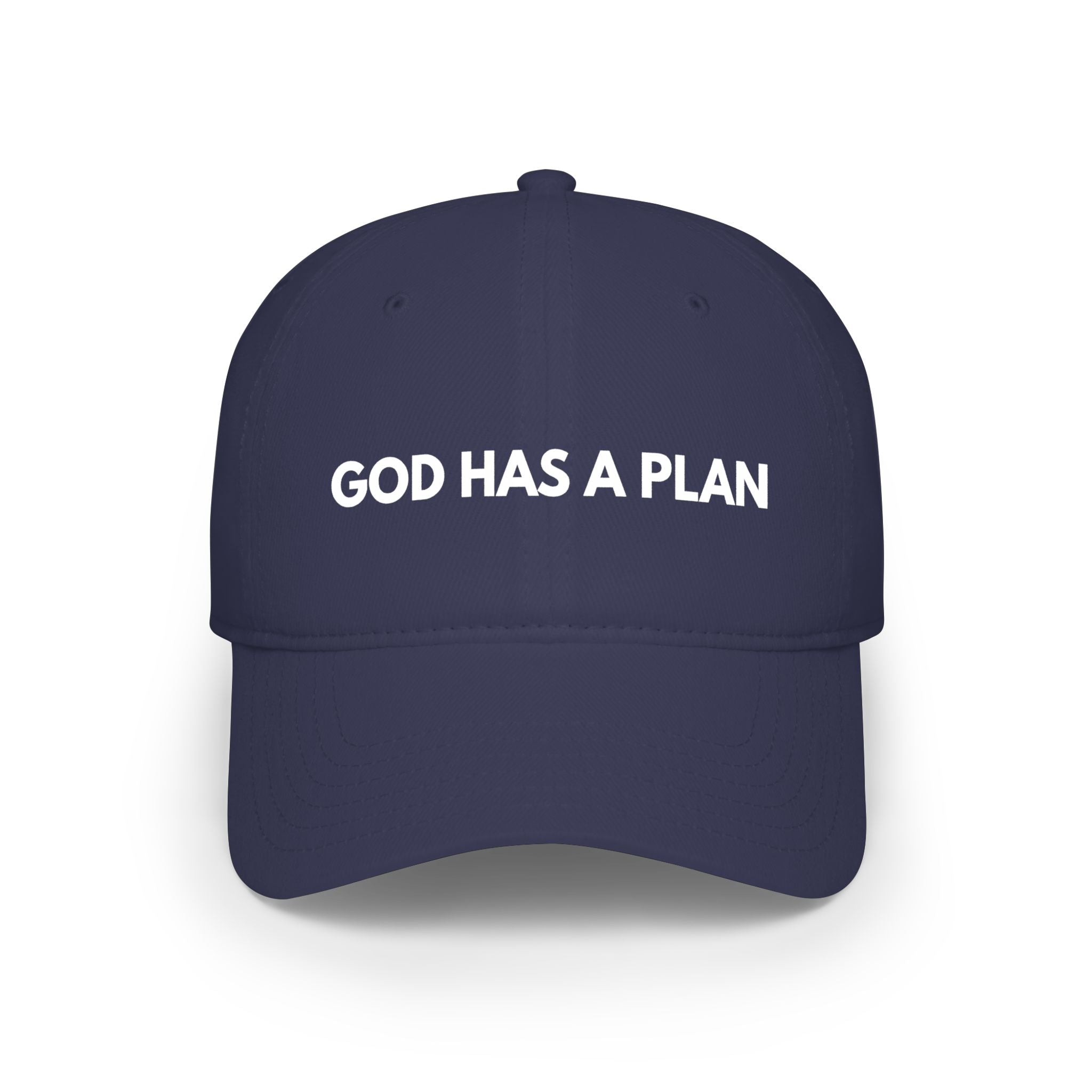 Baseball Cap — "God Has a Plan" Embroidered Faith Hat