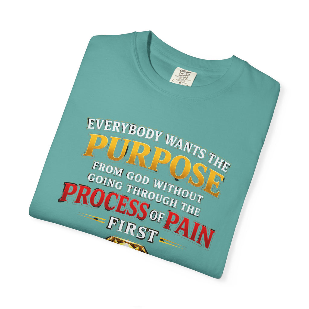 Purpose Through Pain T-Shirt — Romans 5:3-4 Inspirational Faith Tee