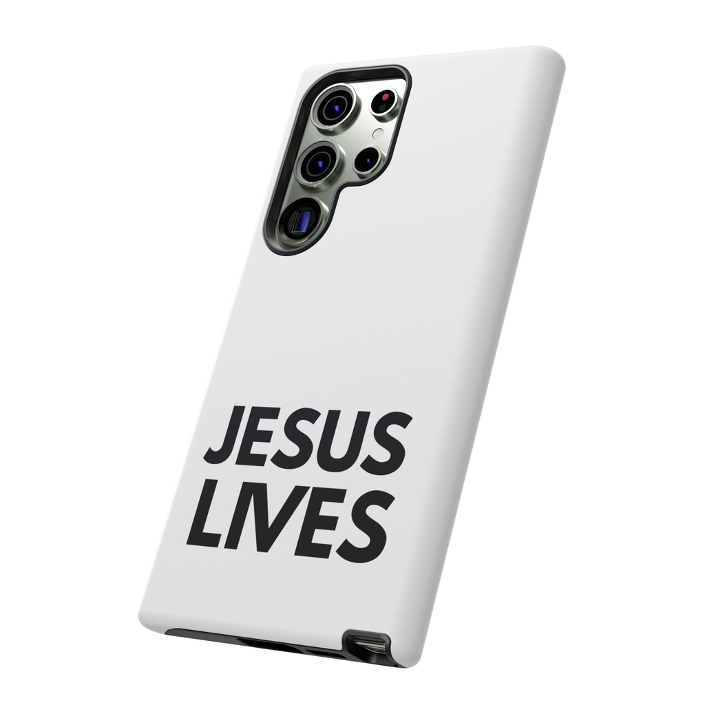 Jesus Lives Phone Case — Christian Faith Protective Phone Cover