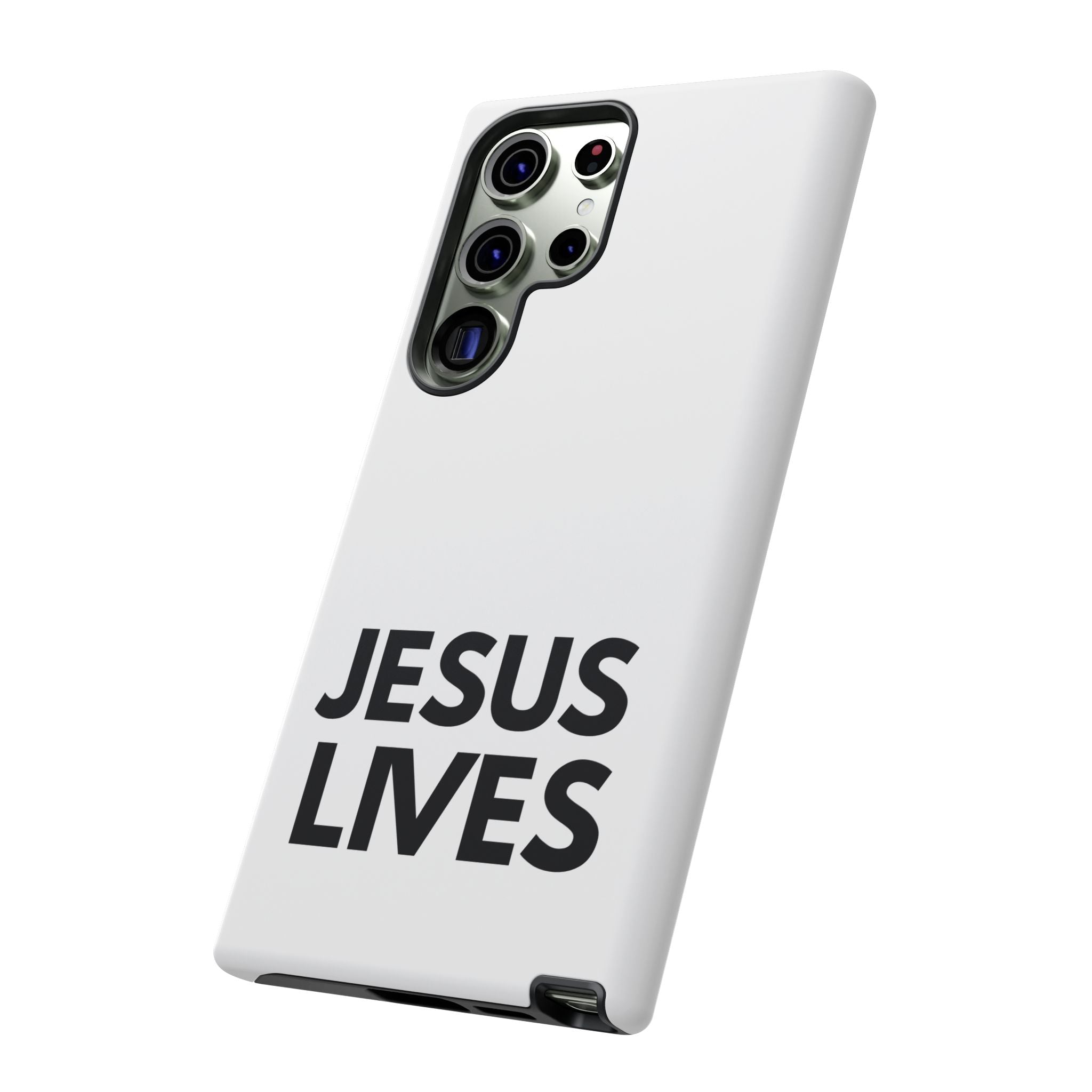 Jesus Lives Phone Case — Christian Faith Protective Phone Cover