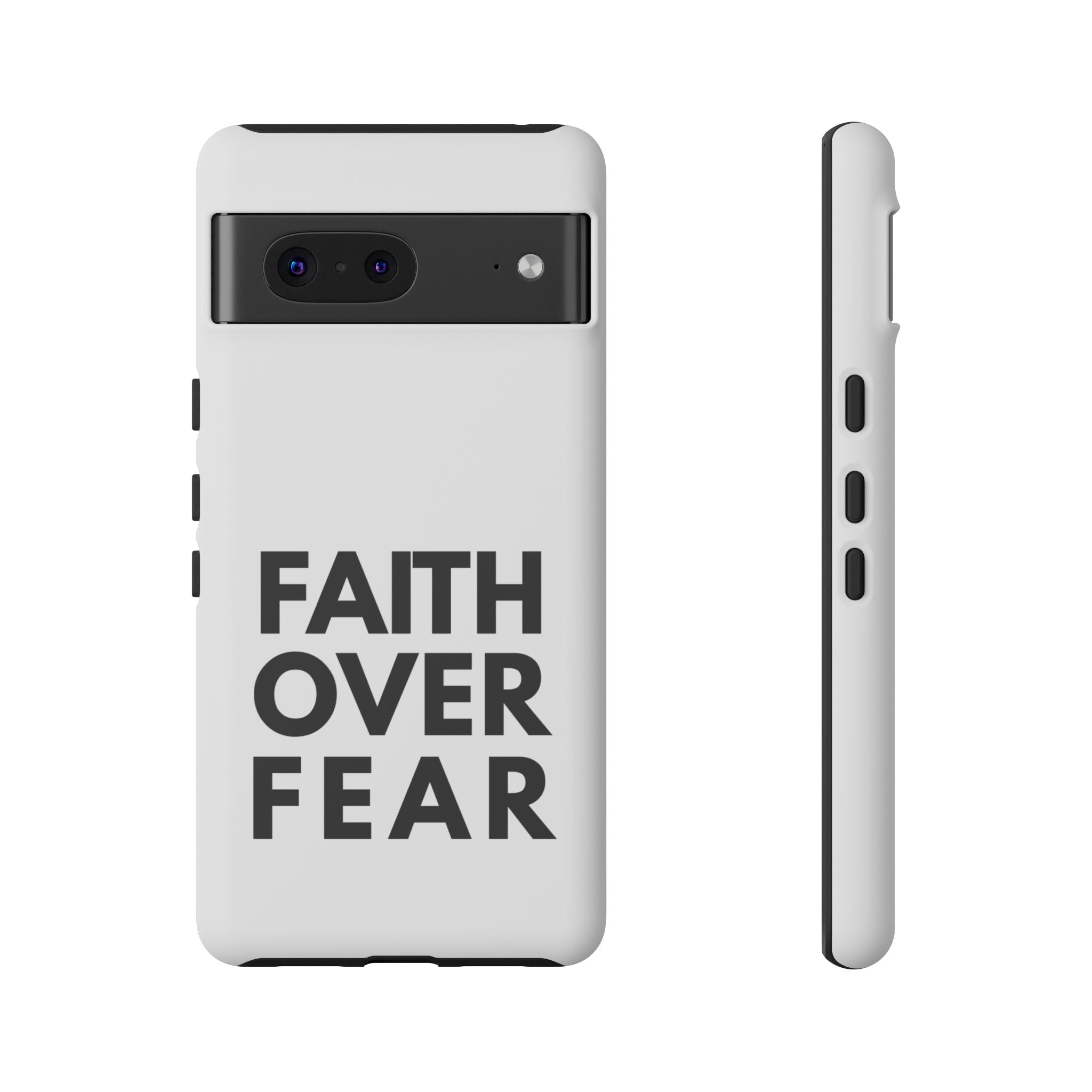 Faith Over Fear Phone Case — Inspirational Christian Protective Cover