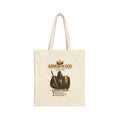 Armor of God Canvas Tote Bag — "Stand Firm" Christian Faith Grocery & Church Book Bag