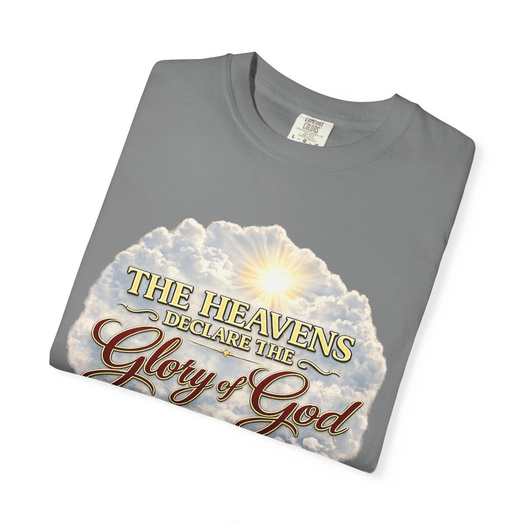 Glory of God T-Shirt — Psalm 19:1 Inspirational Christian Tee