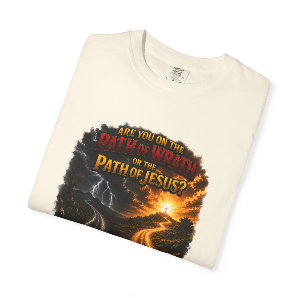 Christian Faith T-Shirt — "Path of Jesus" Matthew 7:13-14 Inspirational Tee