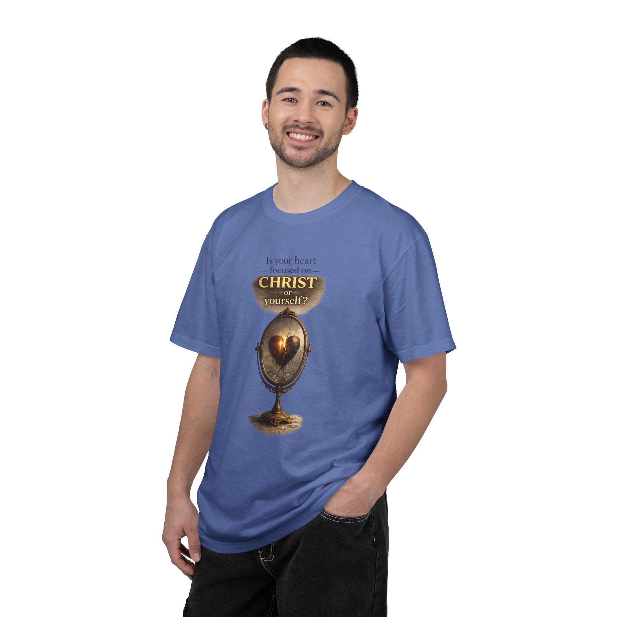 Christian Mirror T-Shirt — "Be Christ Yourself" Inspirational Faith Tee