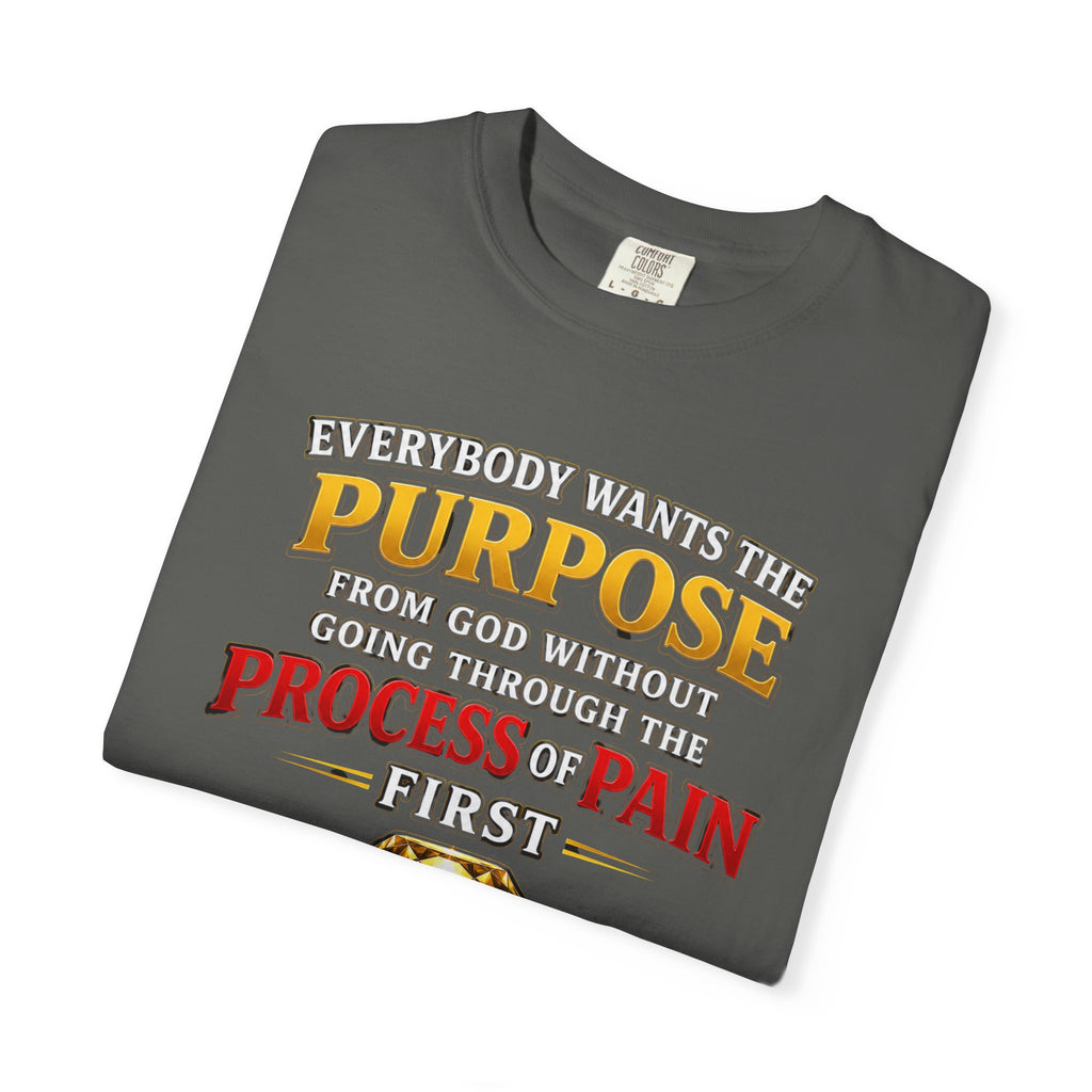 Purpose Through Pain T-Shirt — Romans 5:3-4 Inspirational Faith Tee
