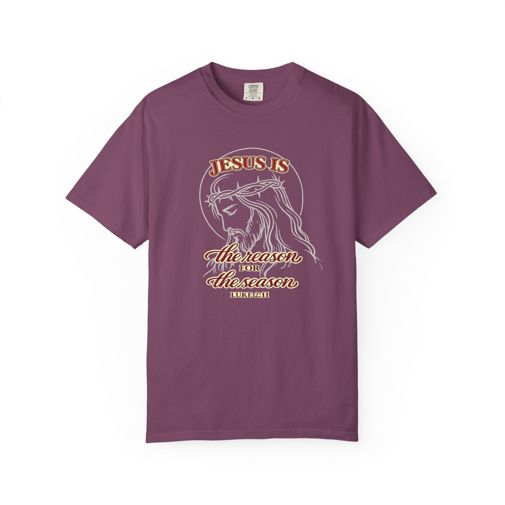 Jesus Is The Reason For The Season T-Shirt — Christmas Christian Faith Tee