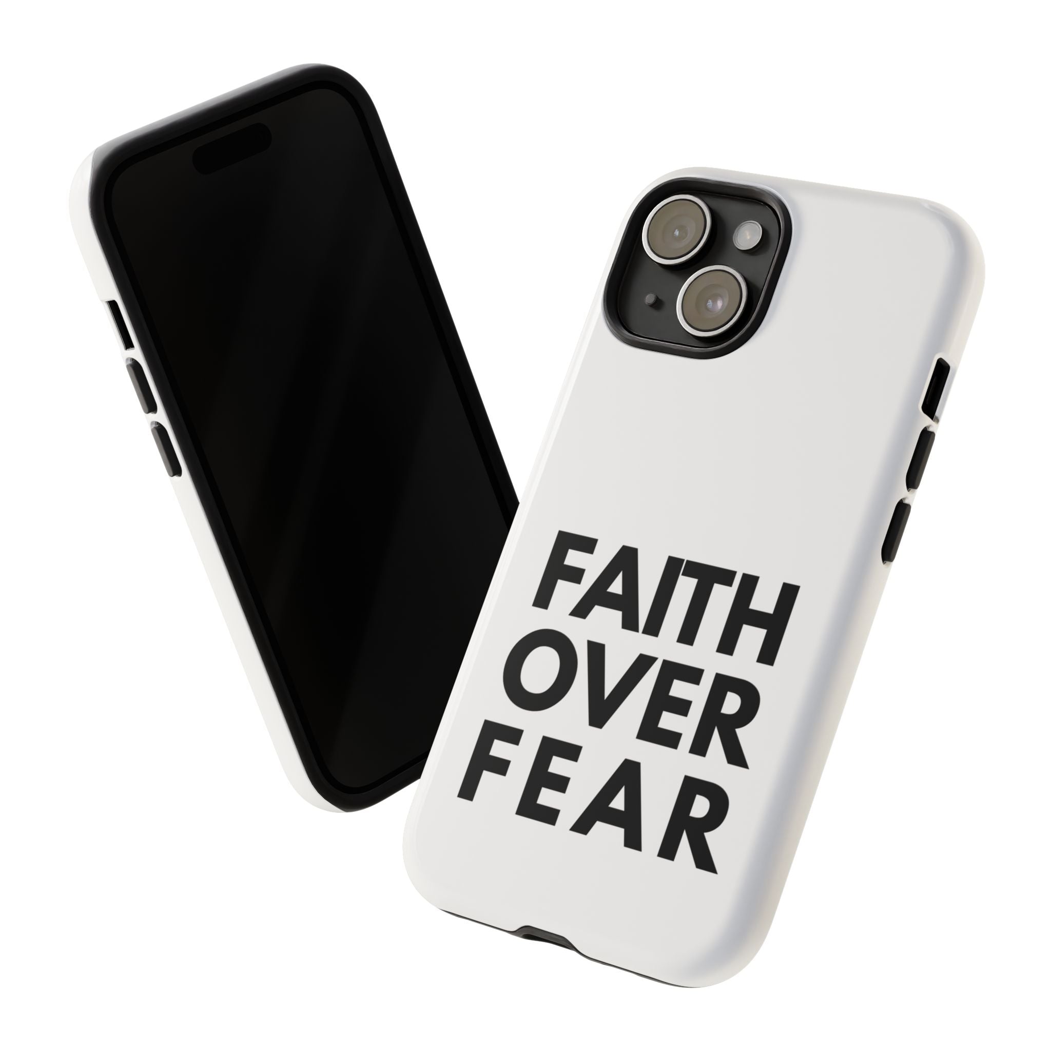 Faith Over Fear Phone Case — Inspirational Christian Protective Cover