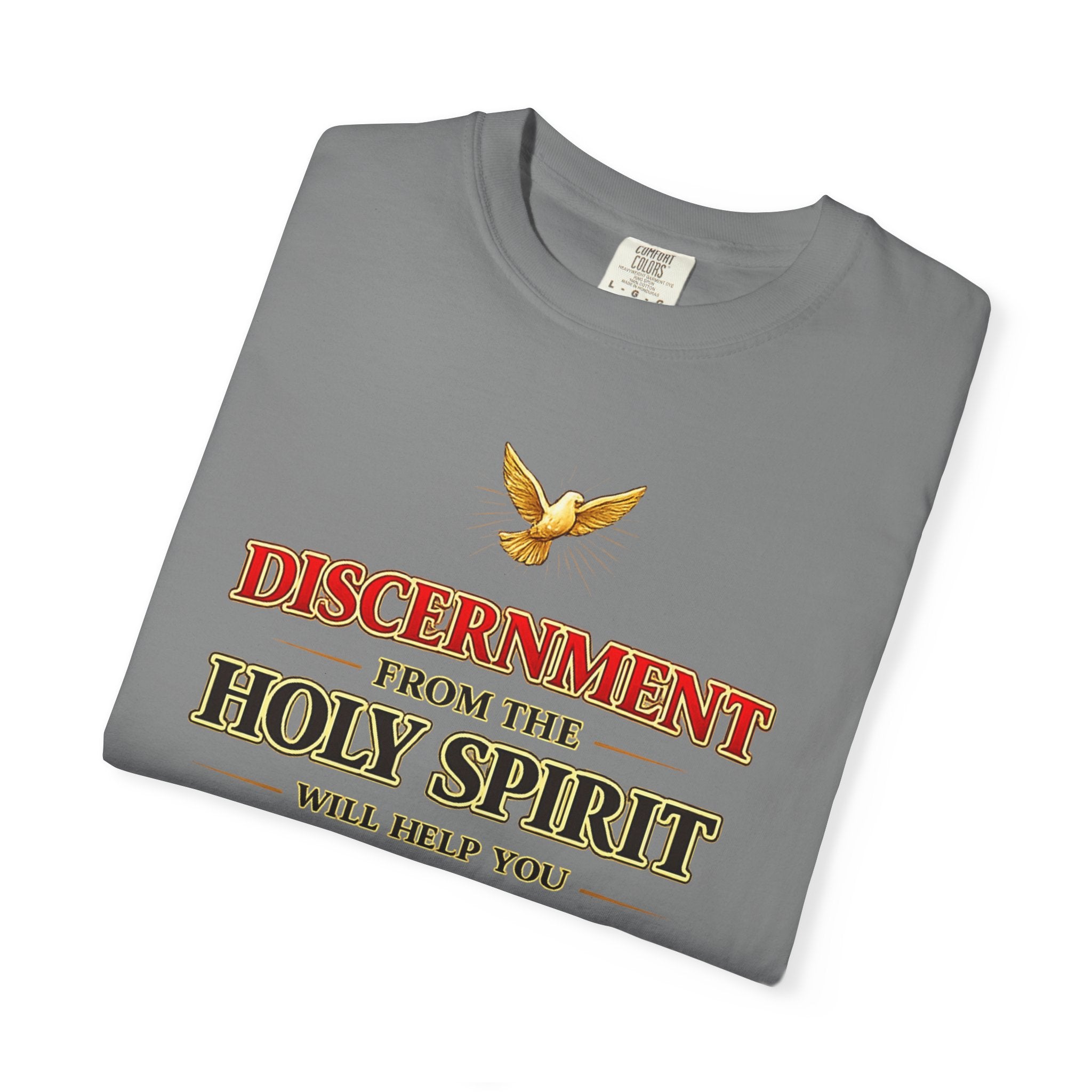 Discernment from the Holy Spirit T-Shirt — Proverbs 3:5-6 Christian Faith Tee