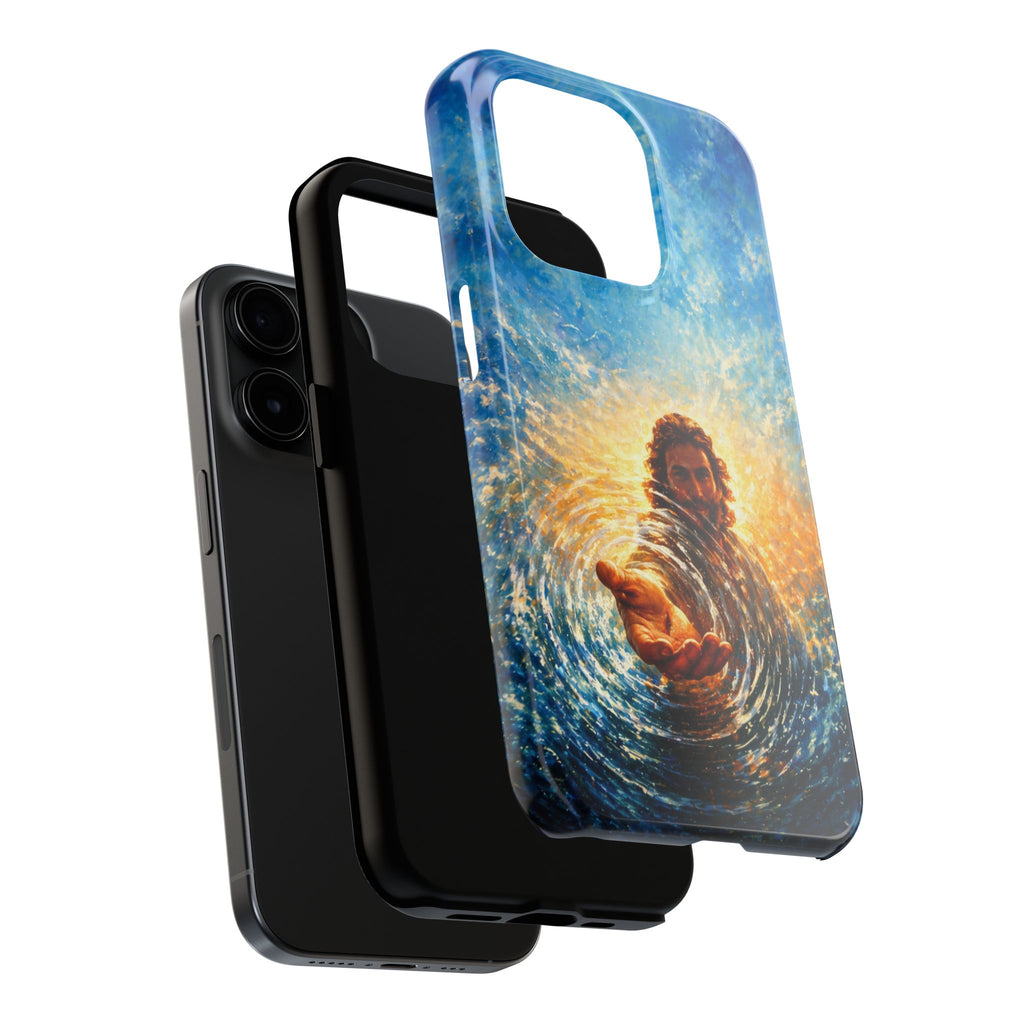 Phone Case — Inspirational Jesus Reach Design, Protective Tough Christian iPhone Cover