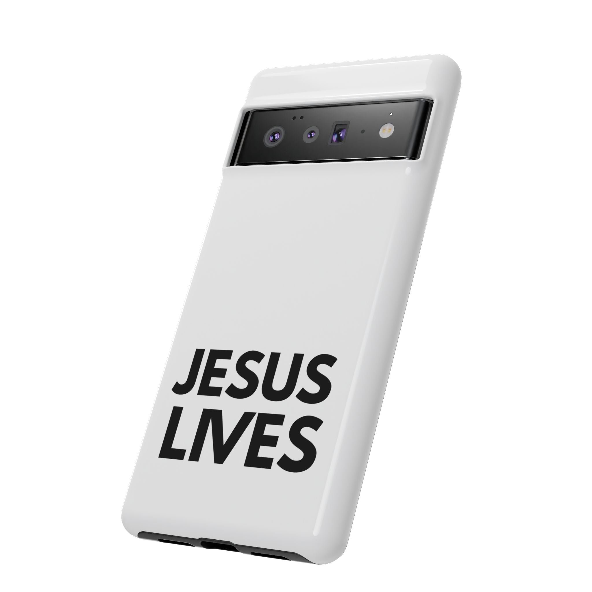 Jesus Lives Phone Case — Christian Faith Protective Phone Cover