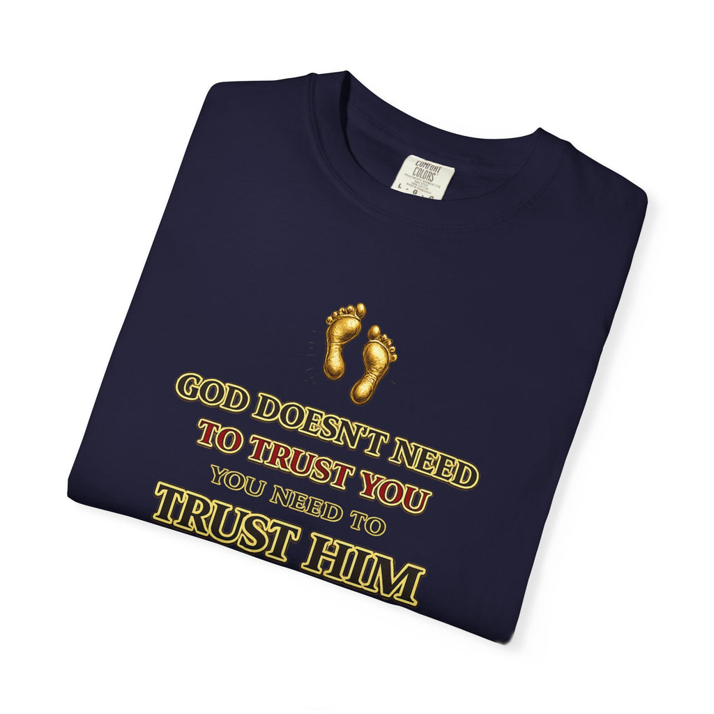 Faith T-Shirt — "Trust Him" Proverbs 3:5 Christian Graphic Tee