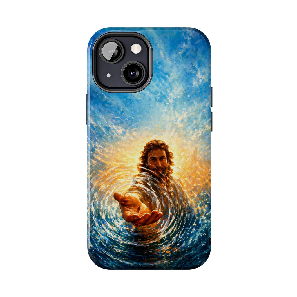 Phone Case — Inspirational Jesus Reach Design, Protective Tough Christian iPhone Cover