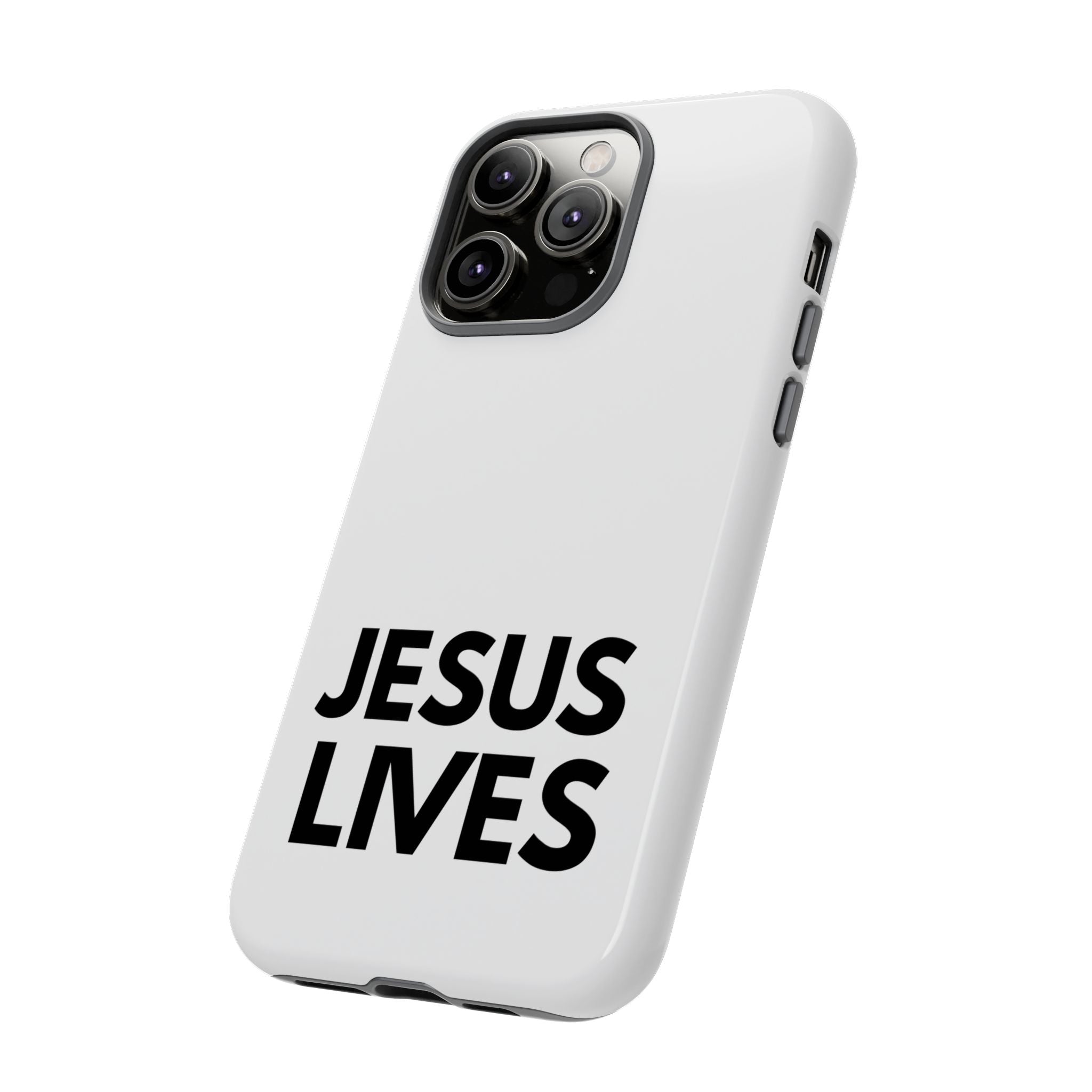 Jesus Lives Phone Case — Christian Faith Protective Phone Cover