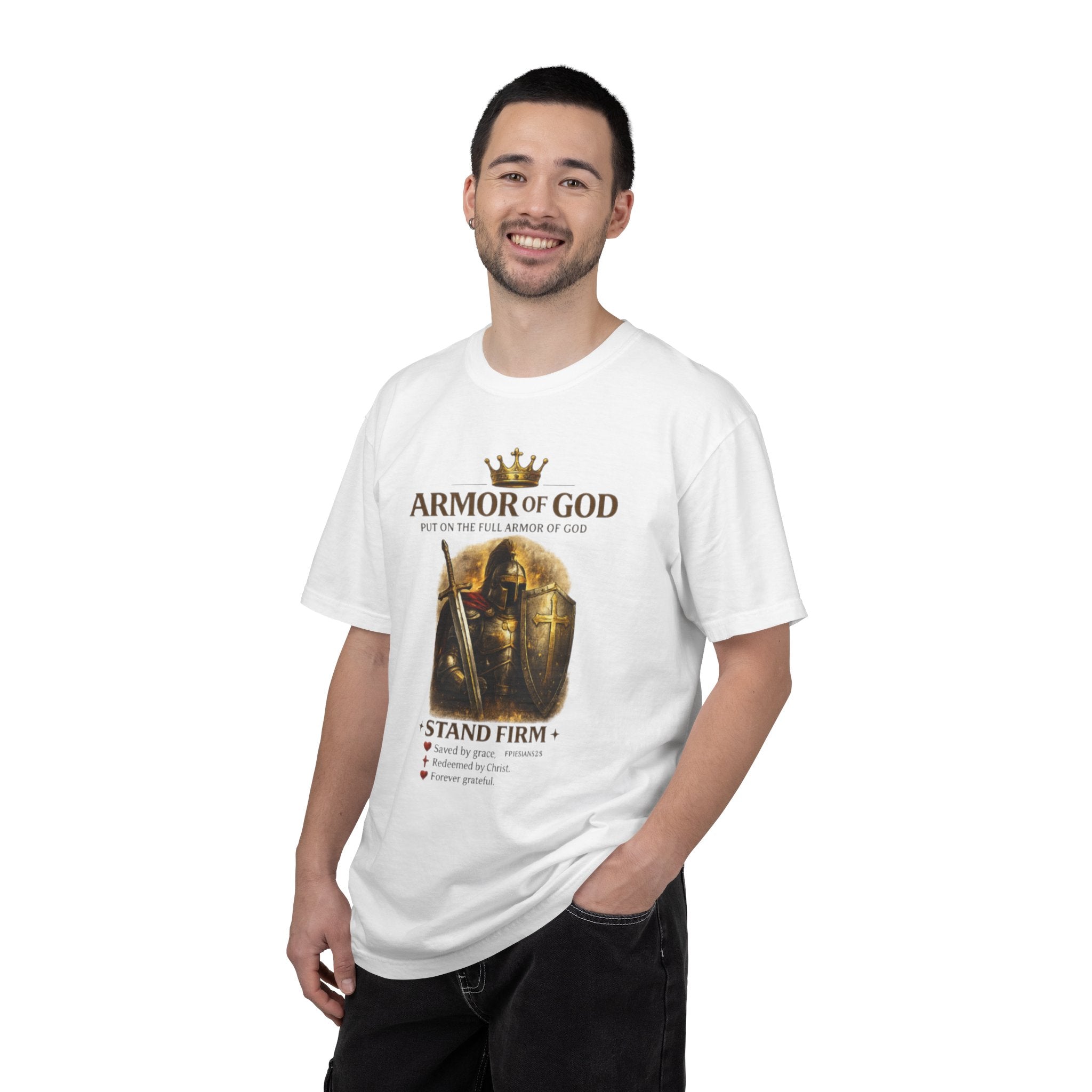 Armor of God T‑Shirt — Stand Firm Christian Faith Tee