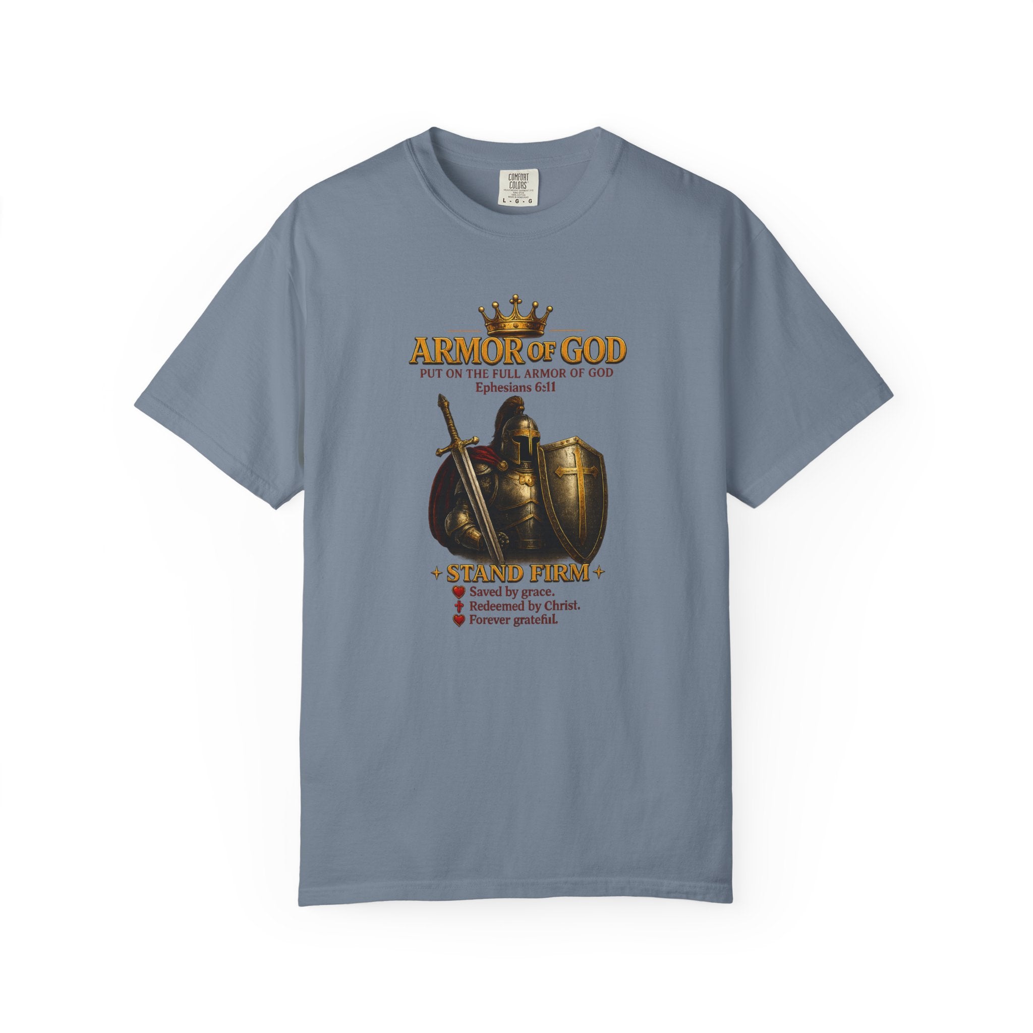 Armor of God T-Shirt — Christian Faith Warrior Faith-Based Tee